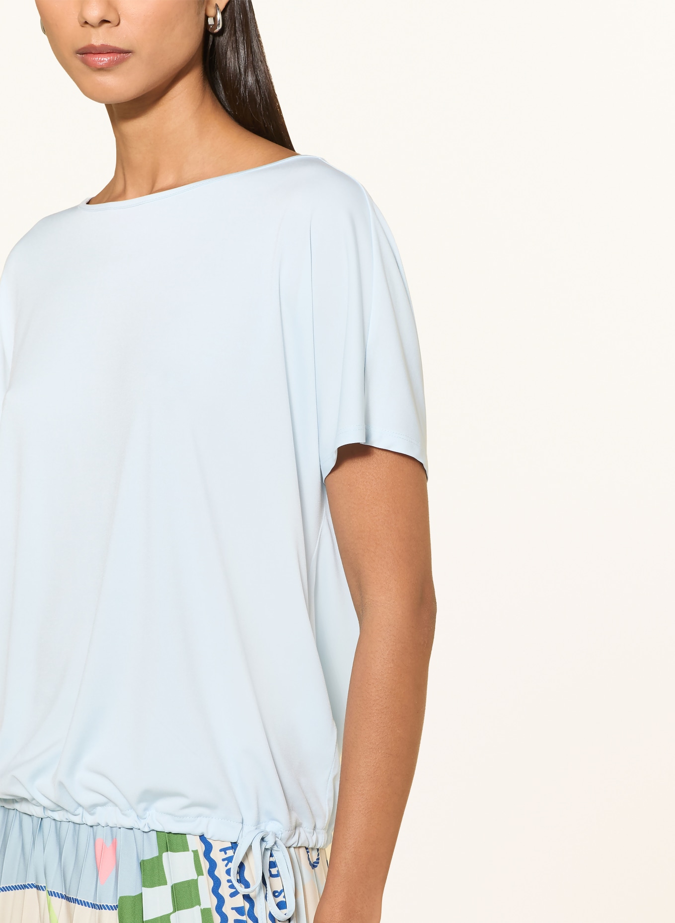 Miss Lagotte T-shirt: LICHTBLAUW