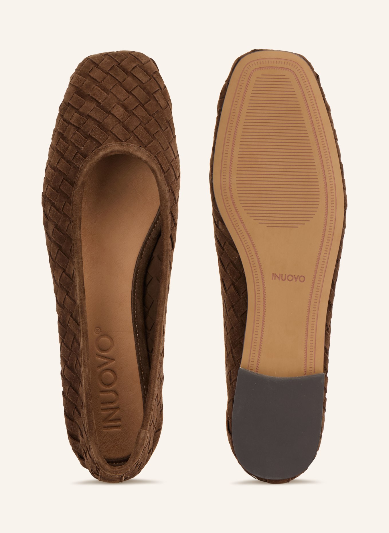 INUOVO Ballerinas: DARK BROWN