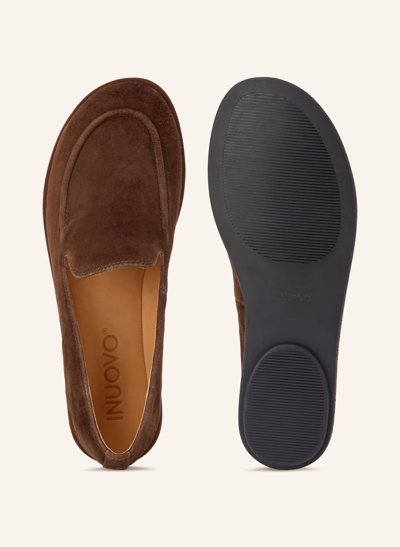 INUOVO Slippers: MØRKEBRUN