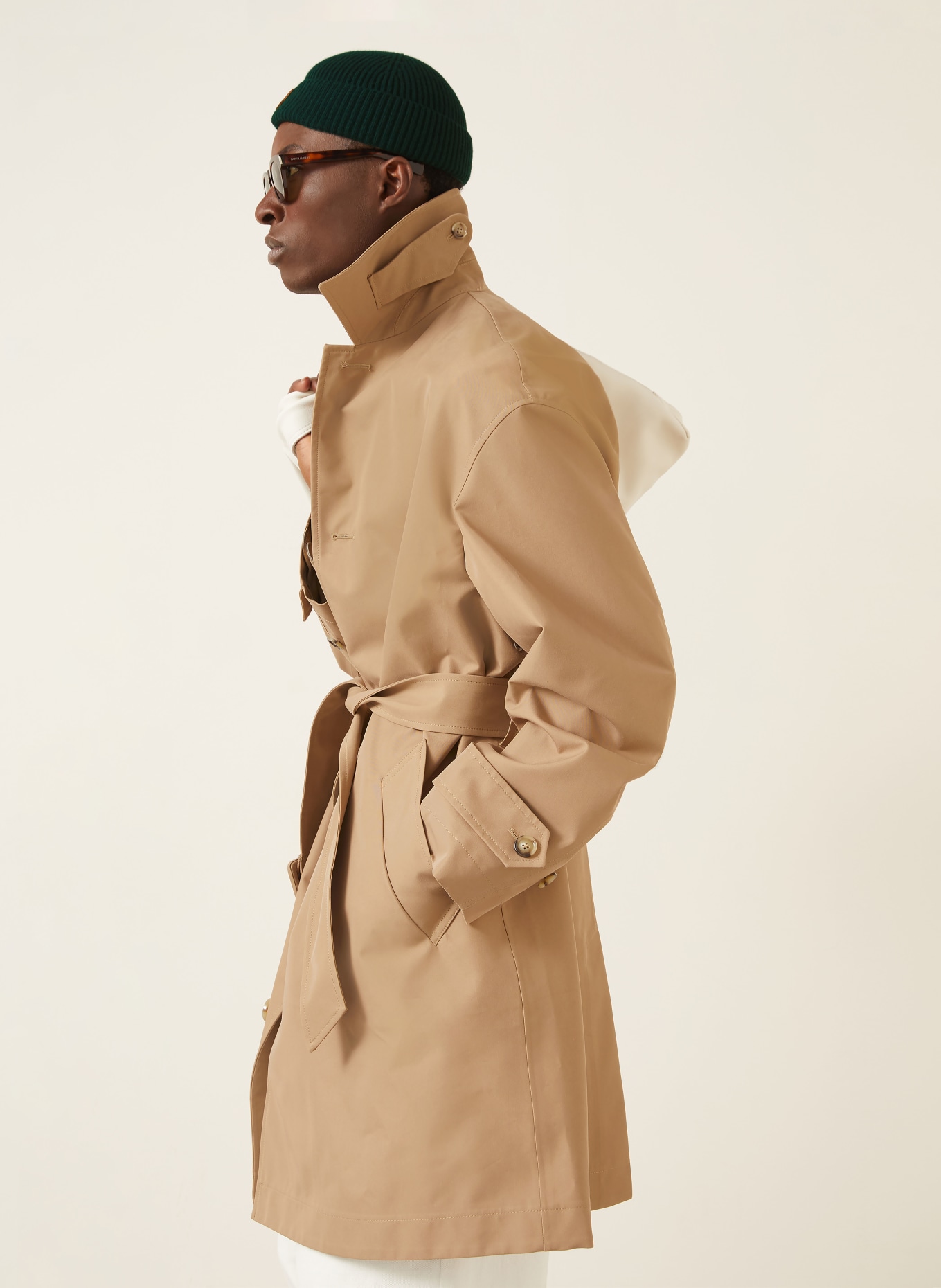 AMI PARIS Trenchcoat: BÉŽOVÁ
