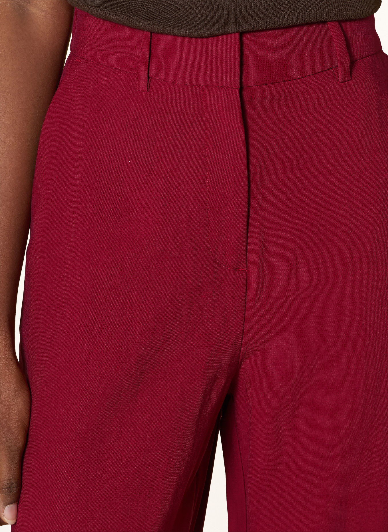 MSCH COPENHAGEN Marlene Pants MSCHKEELEY EDELMIRA: DARK RED