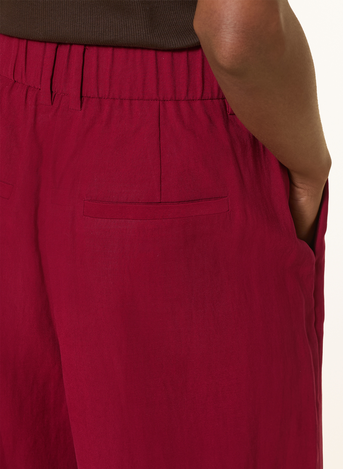 MSCH COPENHAGEN Marlene Pants MSCHKEELEY EDELMIRA: DARK RED