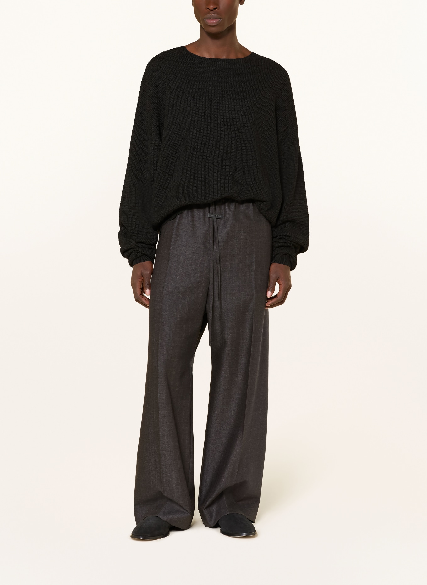 ESSENTIALS - FEAR OF GOD Pullover: SCHWARZ