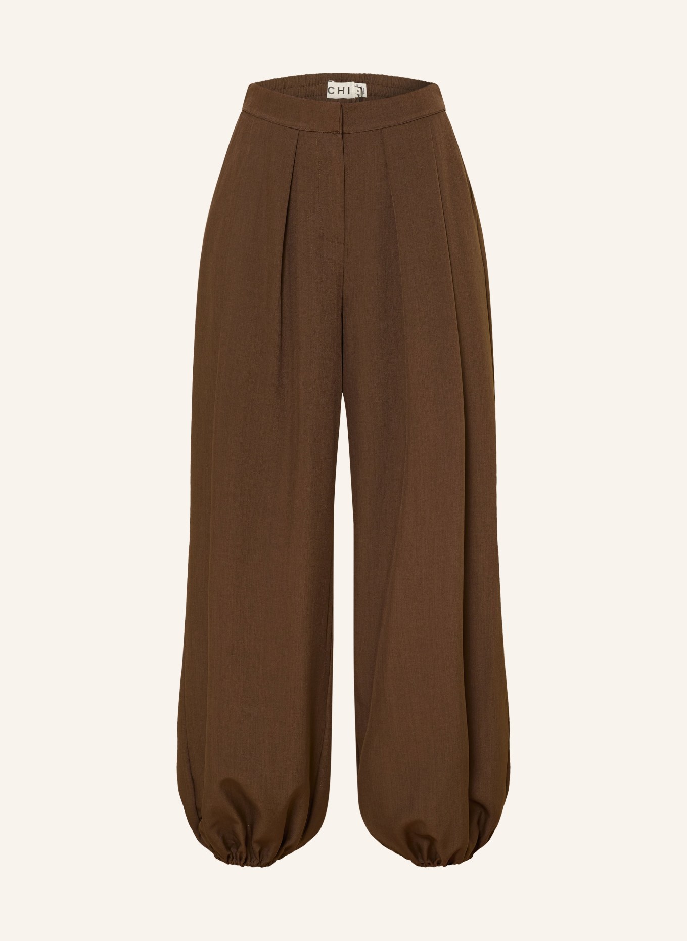 ICHI Pantalon IHFAVA: MARRON FONCÉ