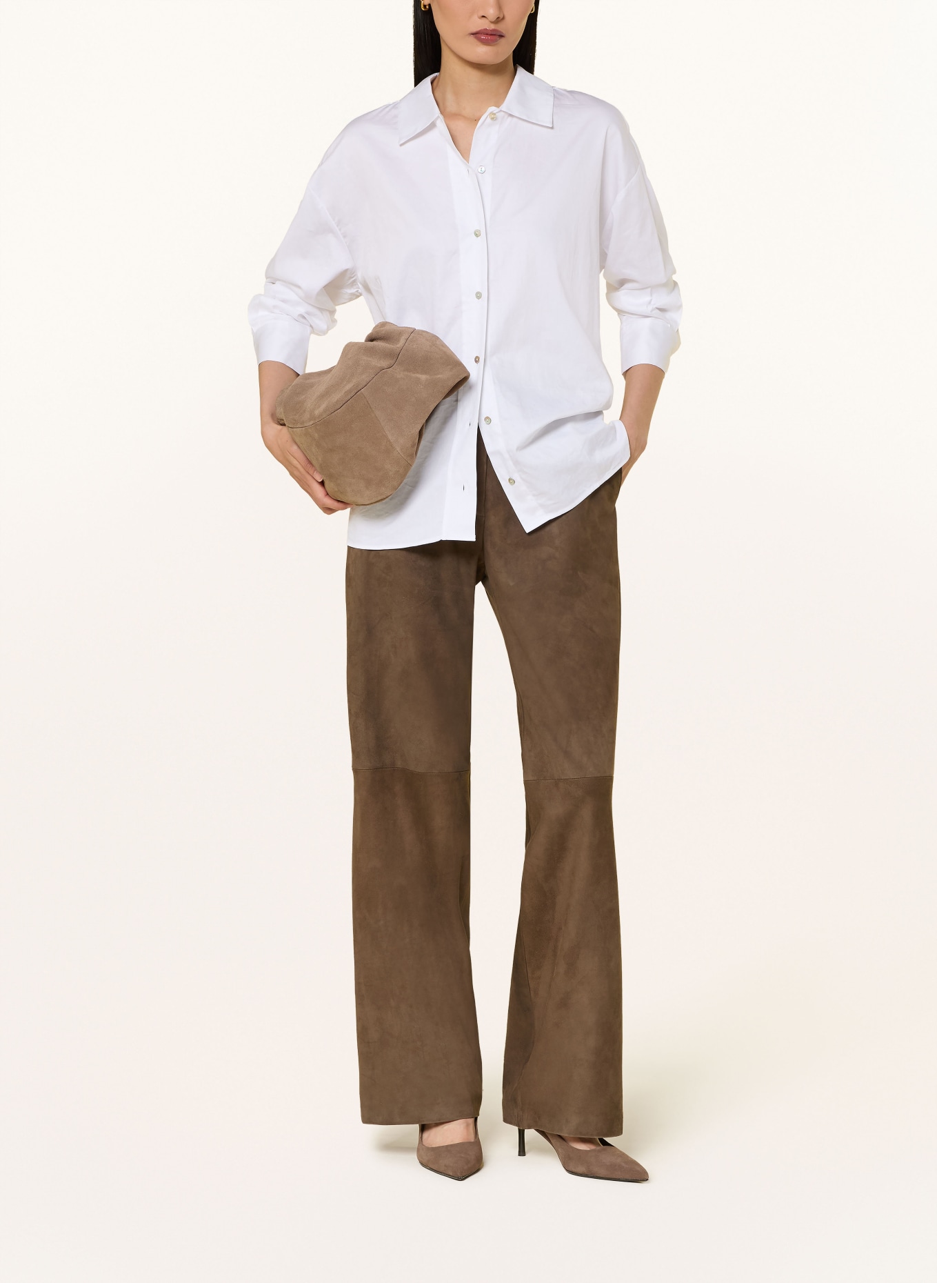 MEINDL Traditional Leather Pants VIRGINIA: BROWN