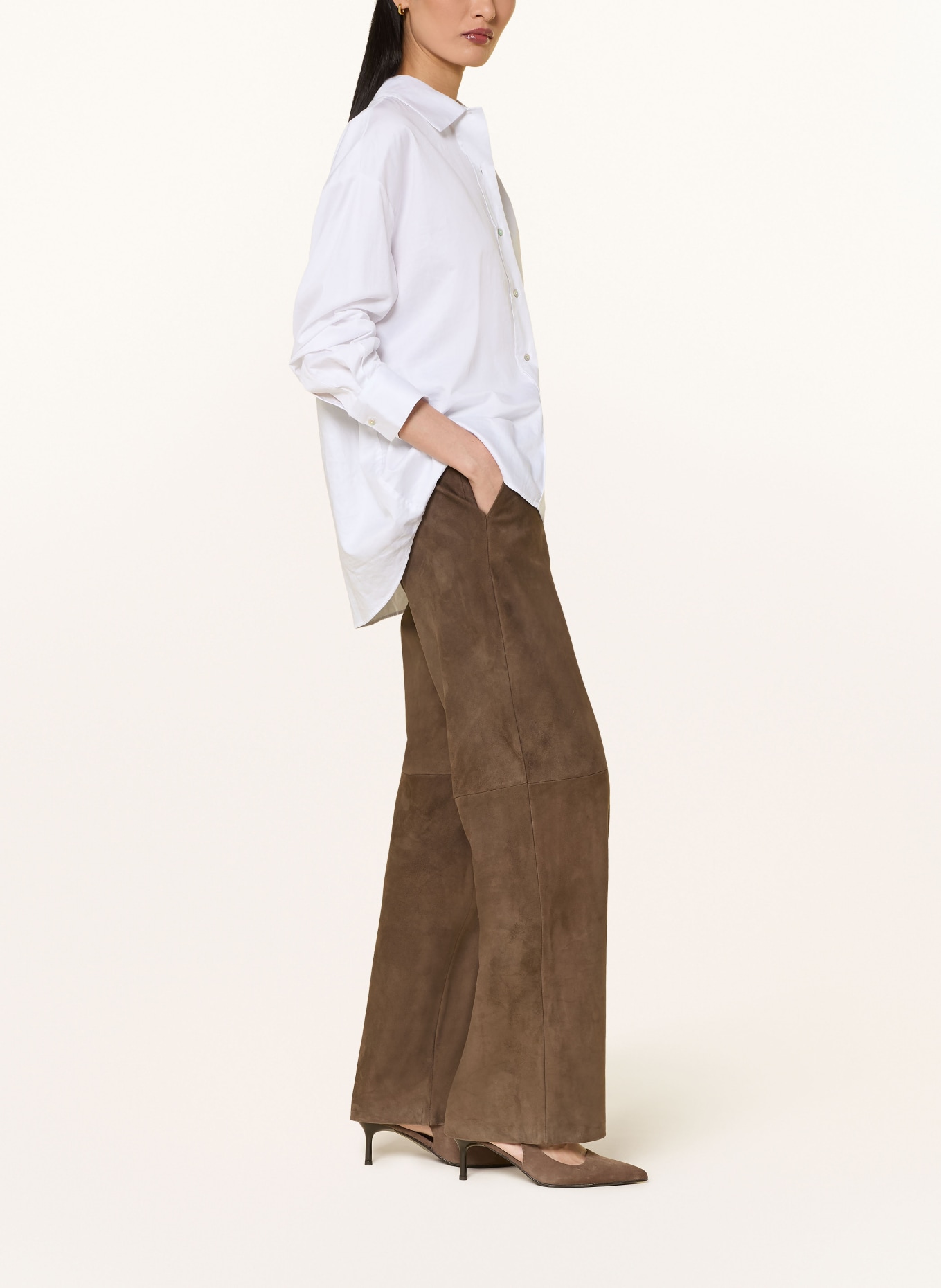 MEINDL Traditional Leather Pants VIRGINIA: BROWN