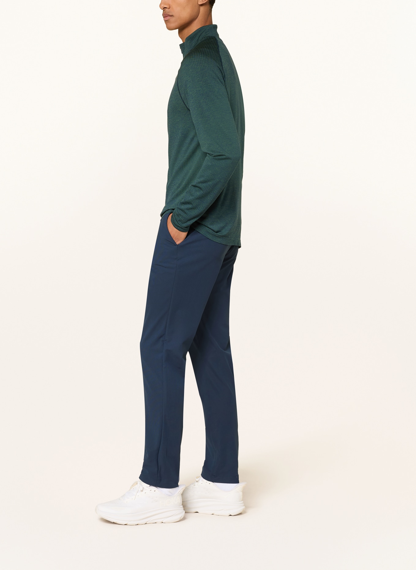 lululemon Chino slim fit: DONKERBLAUW