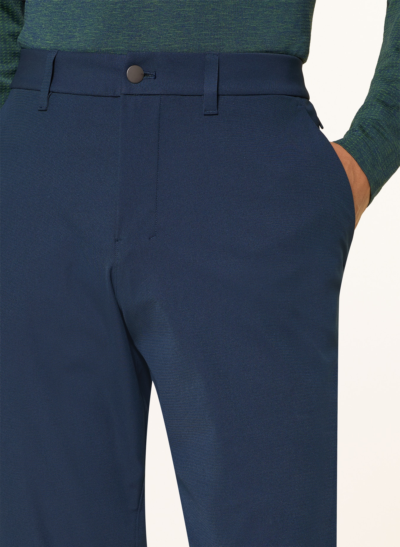 lululemon Chino slim fit: DONKERBLAUW