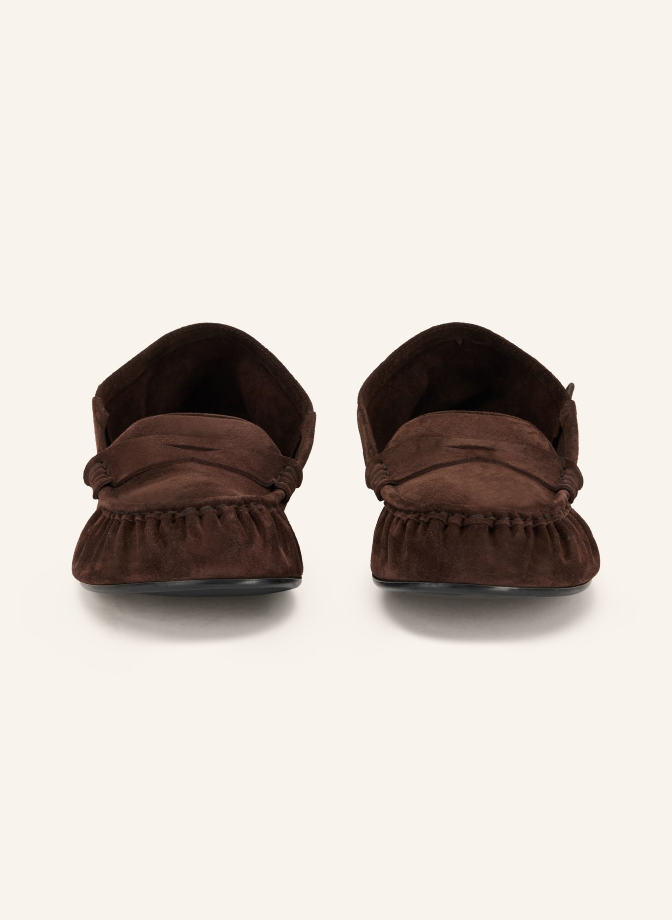Acne Studios Penny loafers: DARK BROWN