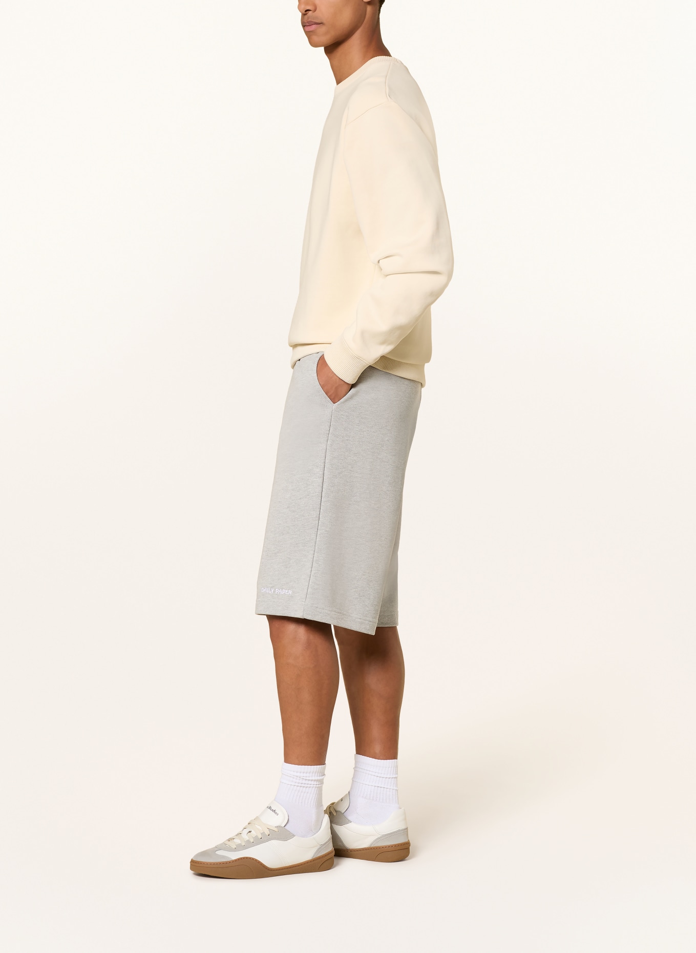 DAILY PAPER Sweatshorts Relaxed Fit: GRAU