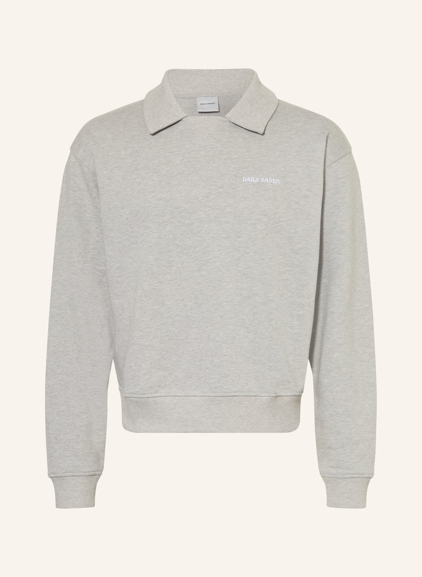 DAILY PAPER Oversized-Sweatshirt DIAS: GRAU