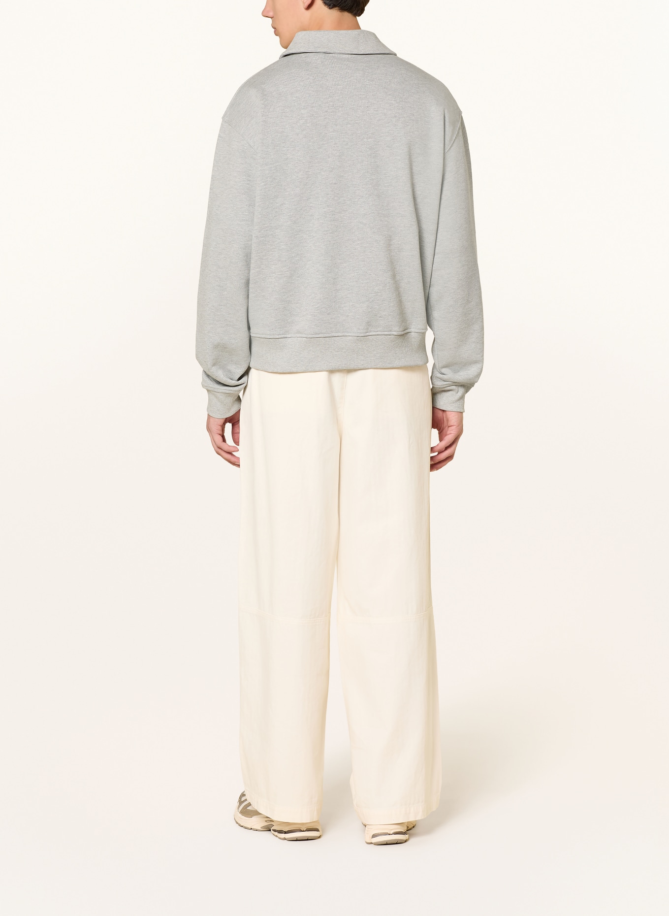 DAILY PAPER Oversized-Sweatshirt DIAS: GRAU