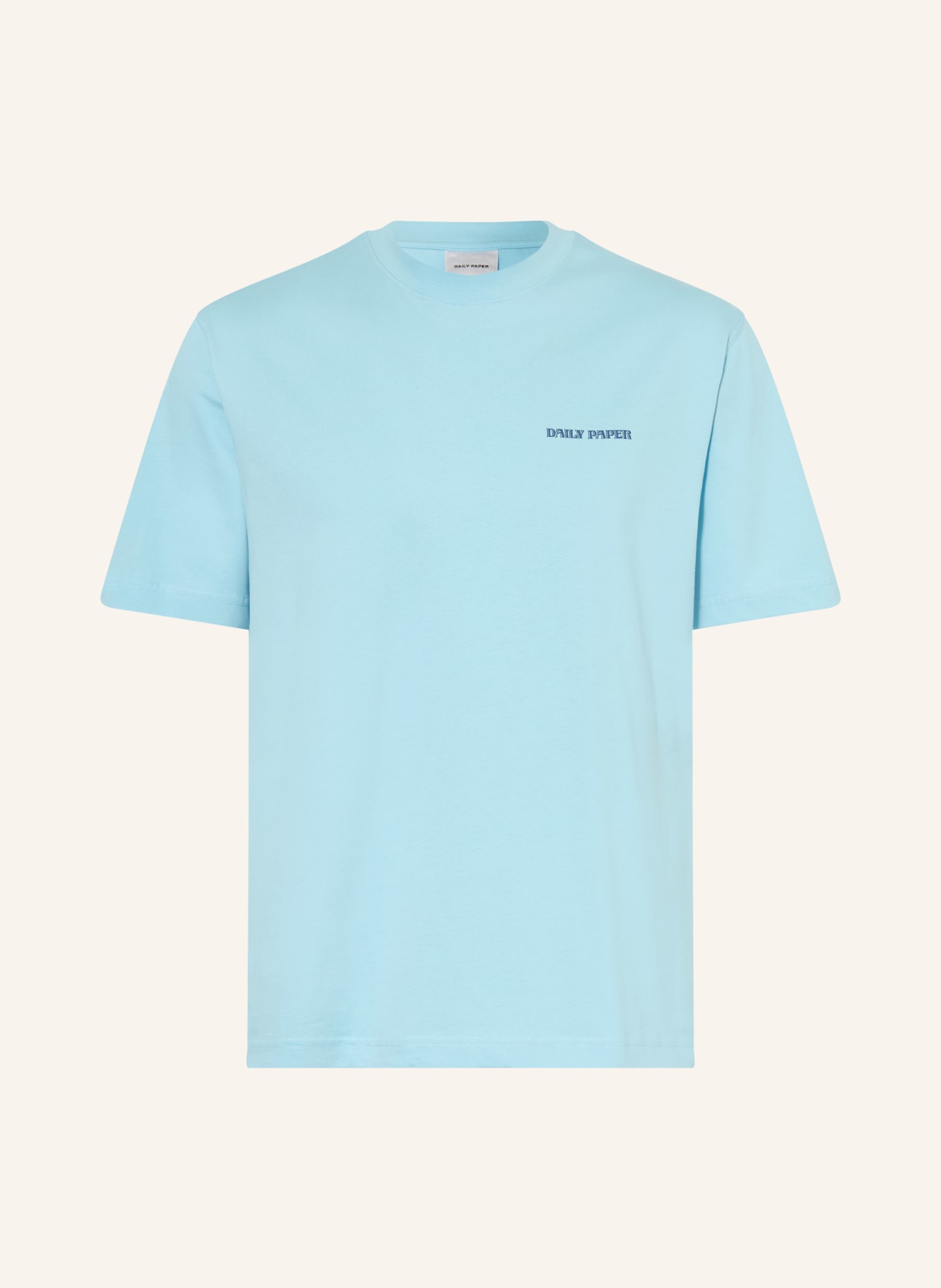 DAILY PAPER T-Shirt SAFARY RALLY: TÜRKIS / BLAU