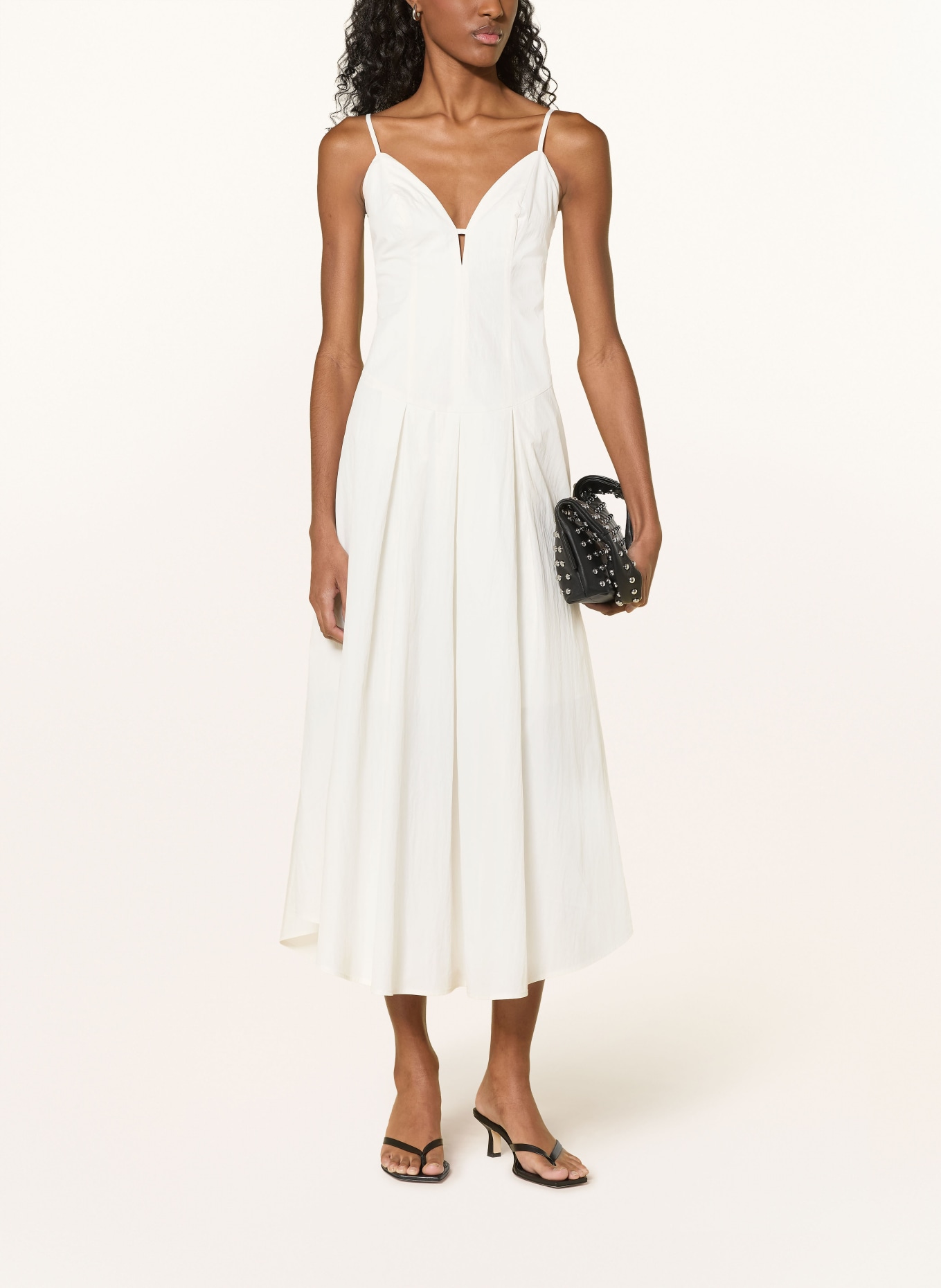 LeGer Studio JELLA dress with cut-out: ECRU