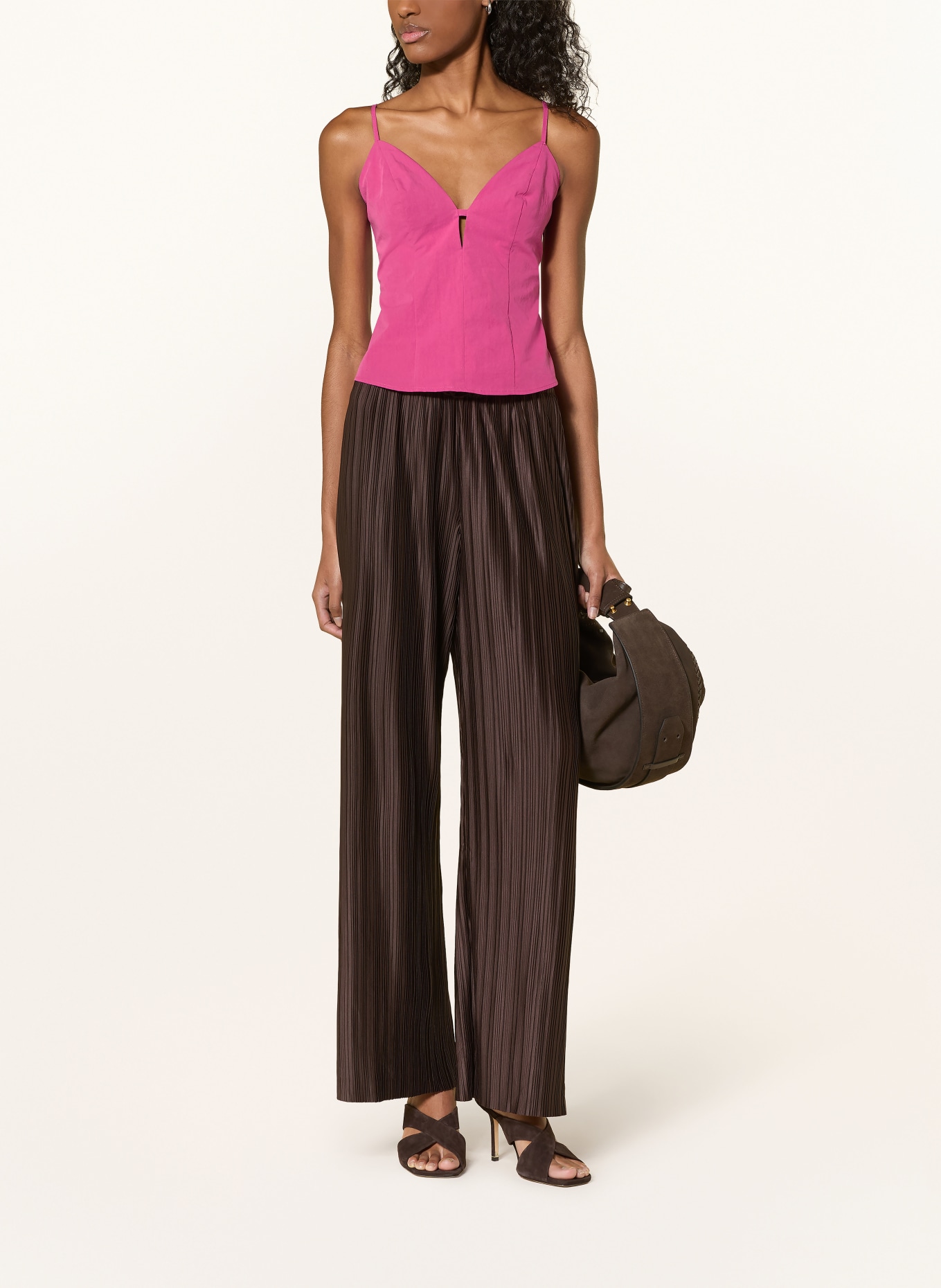 LeGer Studio JELLA top with cut-out: FUCHSIA