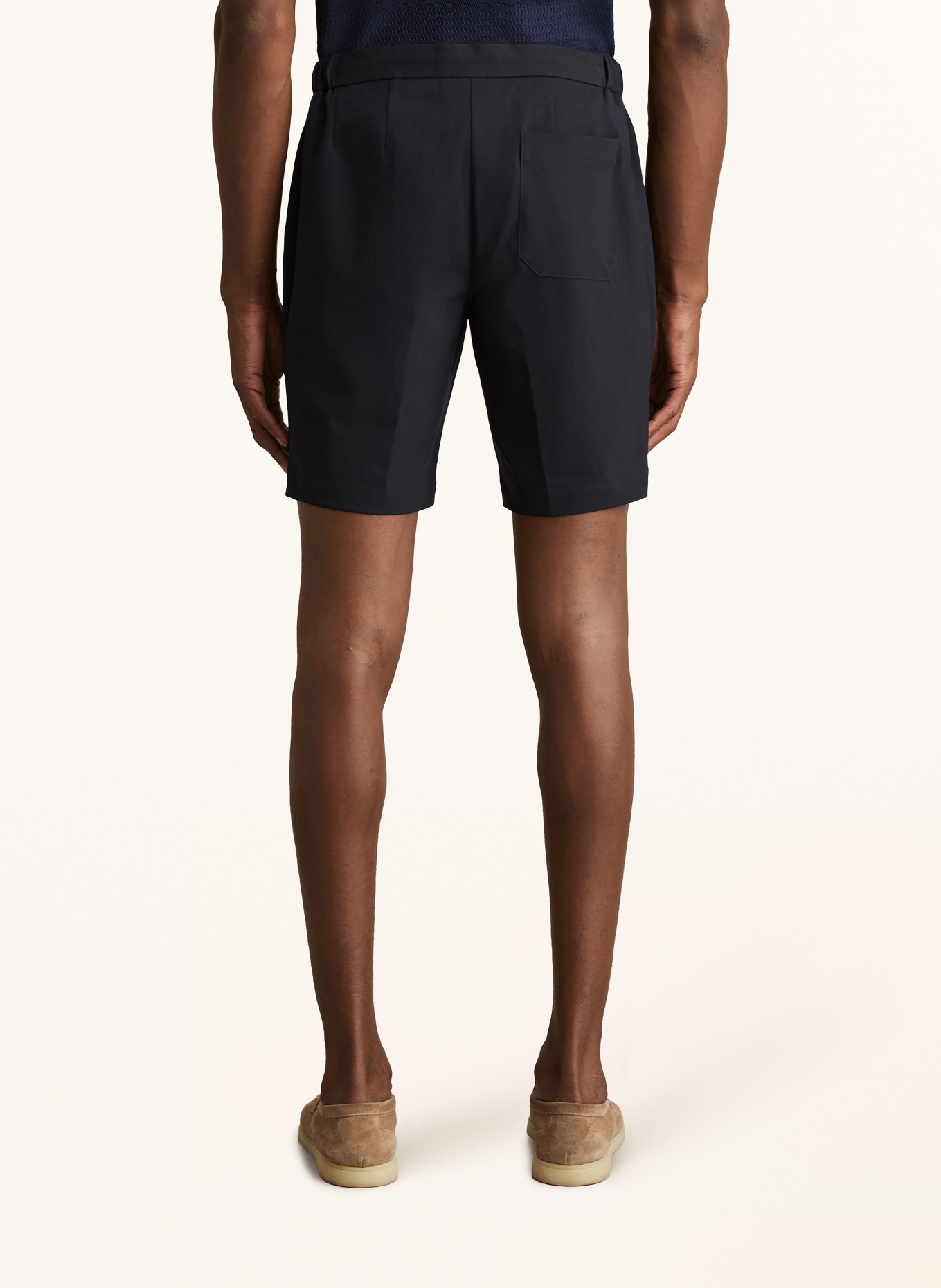 REISS DECK Chinoshorts: DARK BLUE
