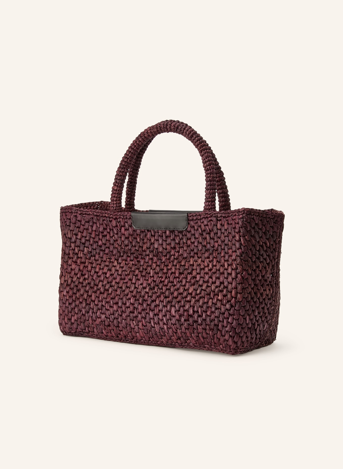 Proenza Schouler Shopper EAST WEST TOTE: DUNKELLILA / SCHWARZ