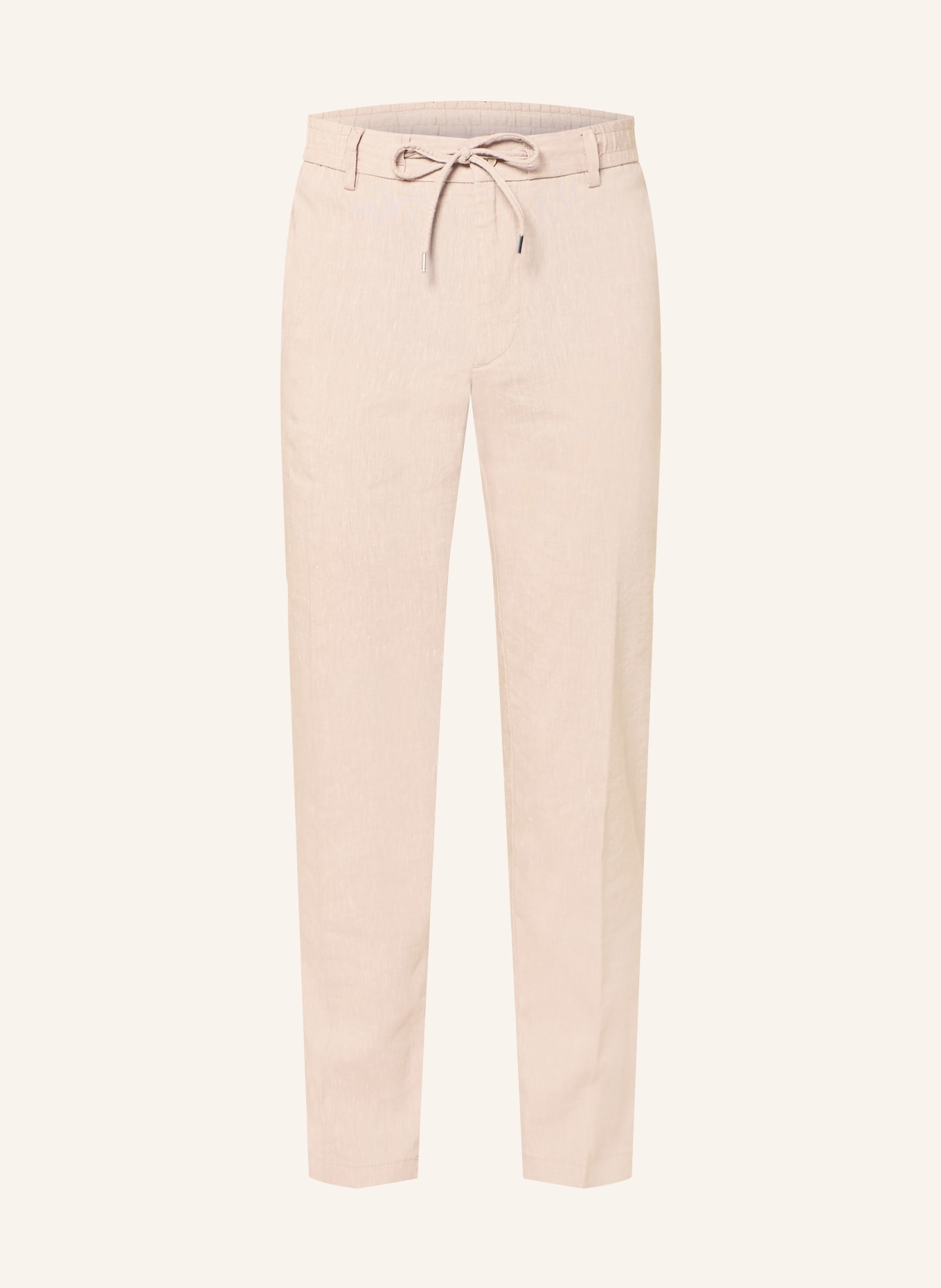 BOSS Hose KANE Extra Slim Fit mit Leinen: BEIGE