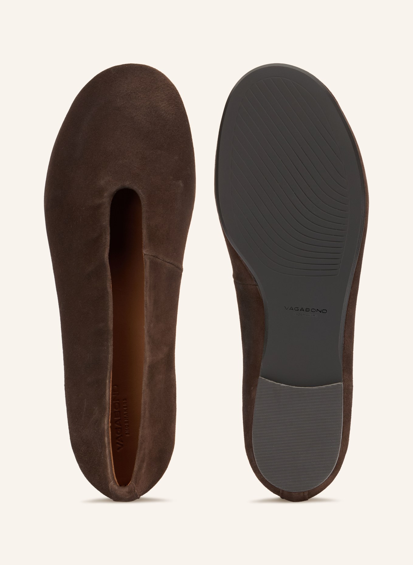 VAGABOND SHOEMAKERS Baleriny ALEYA: CIEMNOBRĄZOWY
