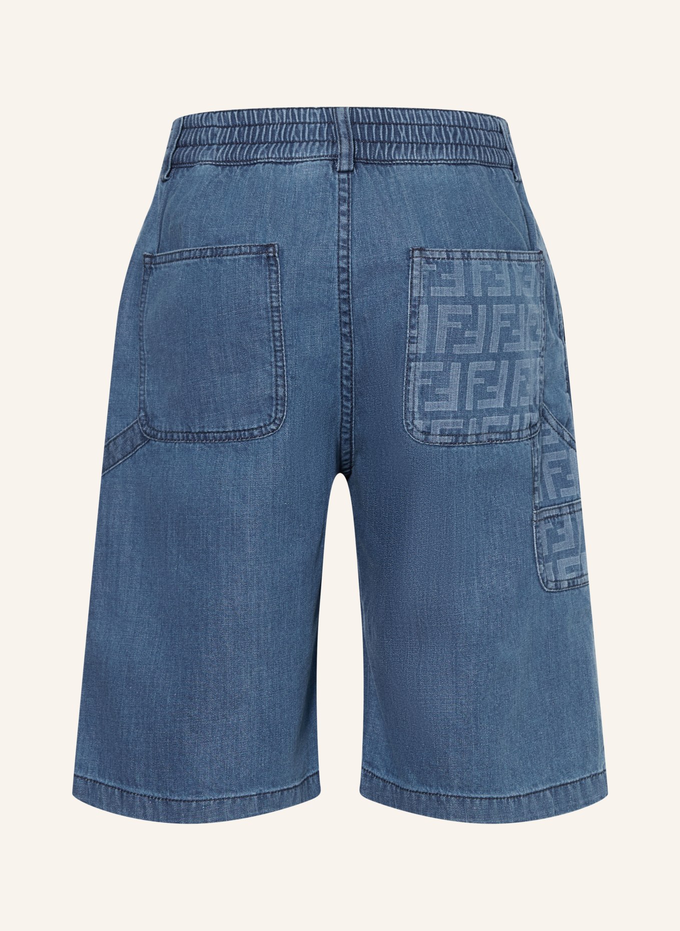 FENDI Jeans Bermuda shorts: F0QG0 DARK BLU