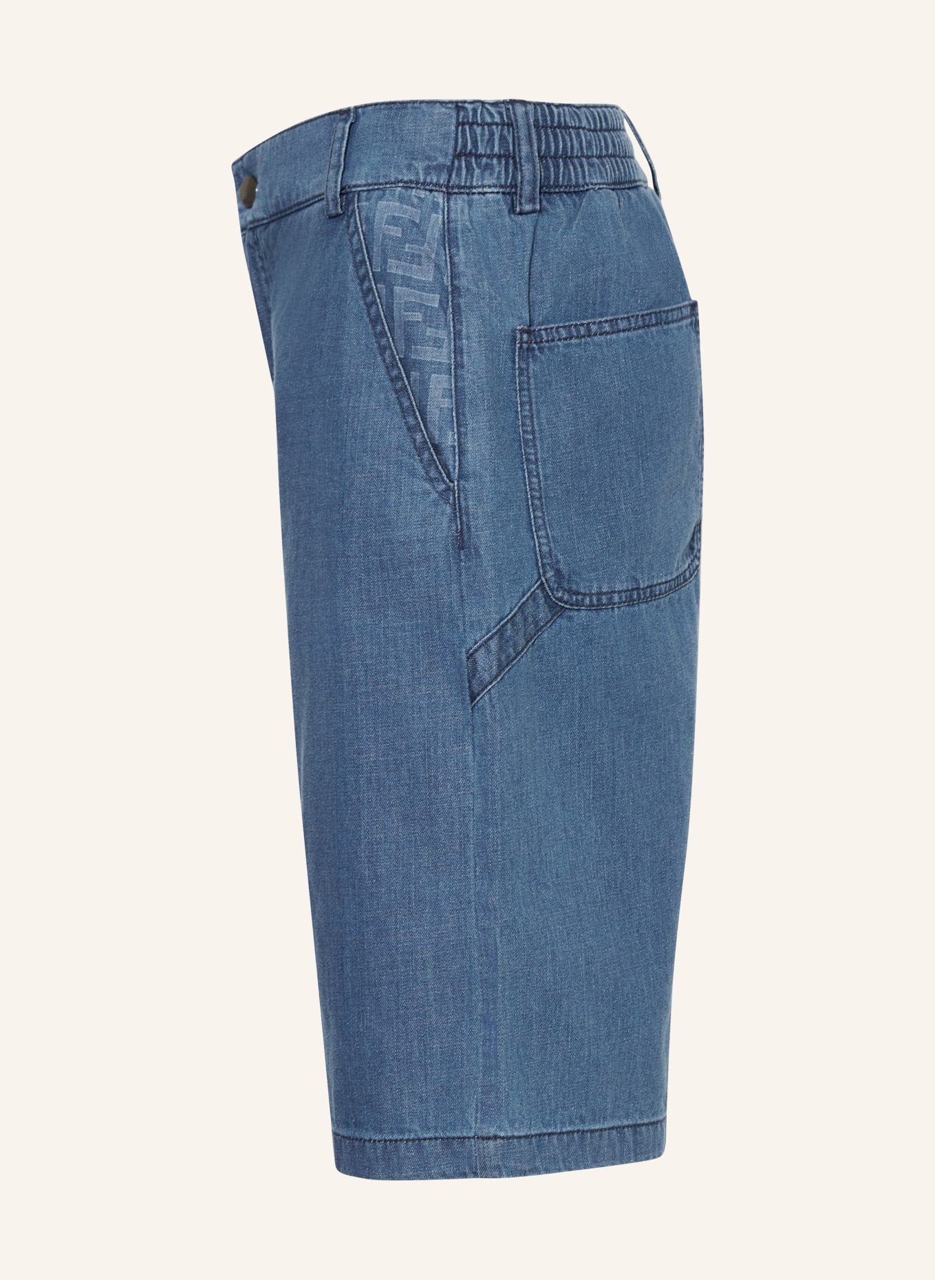 FENDI Jeans Bermuda shorts: F0QG0 DARK BLU