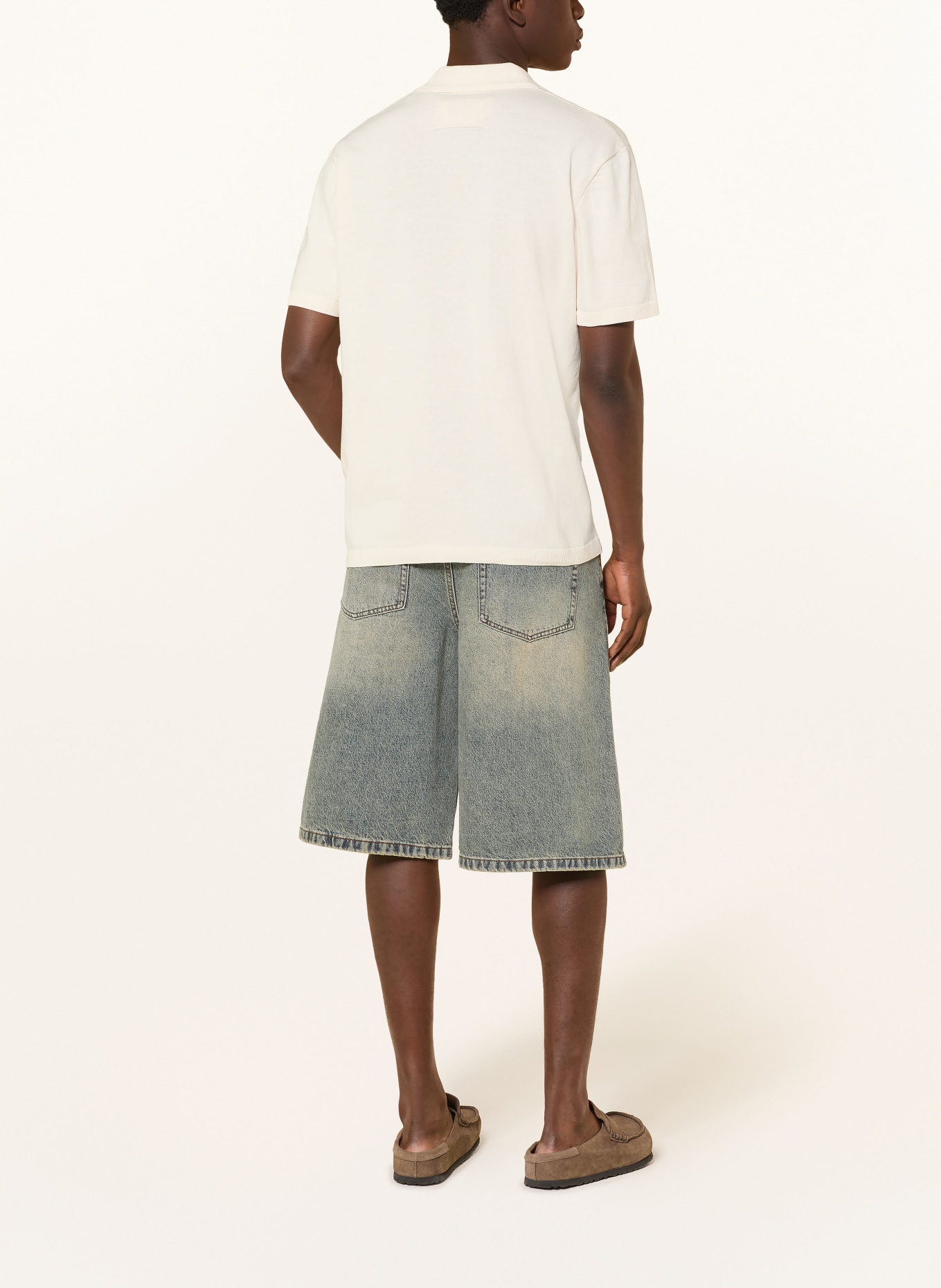 ARMEDANGELS Strick-Poloshirt: CREME