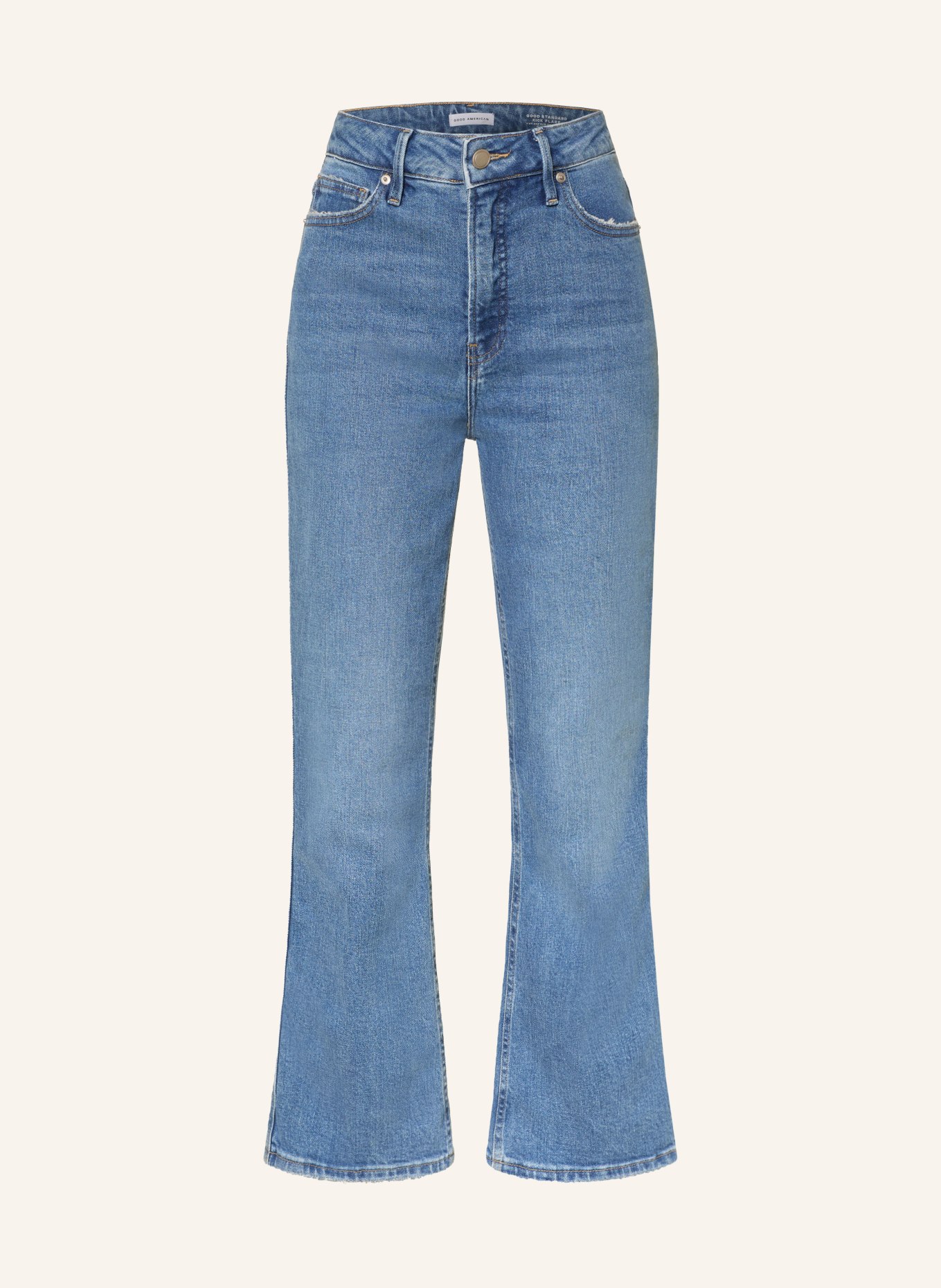 GOOD AMERICAN Flared Jeans GOOD STANDARD KICK: 1212 Indigo