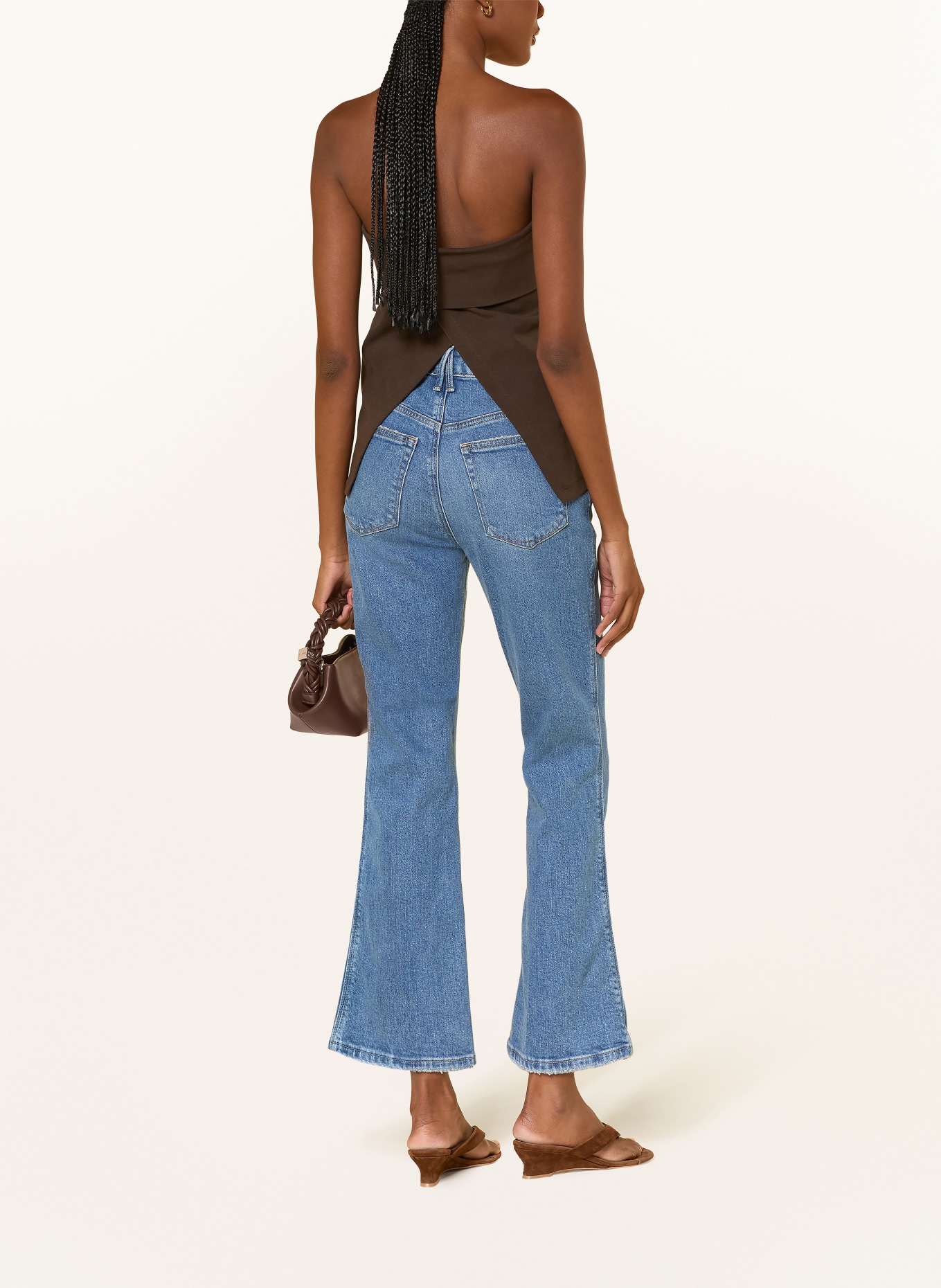 GOOD AMERICAN Flared Jeans GOOD STANDARD KICK: 1212 Indigo