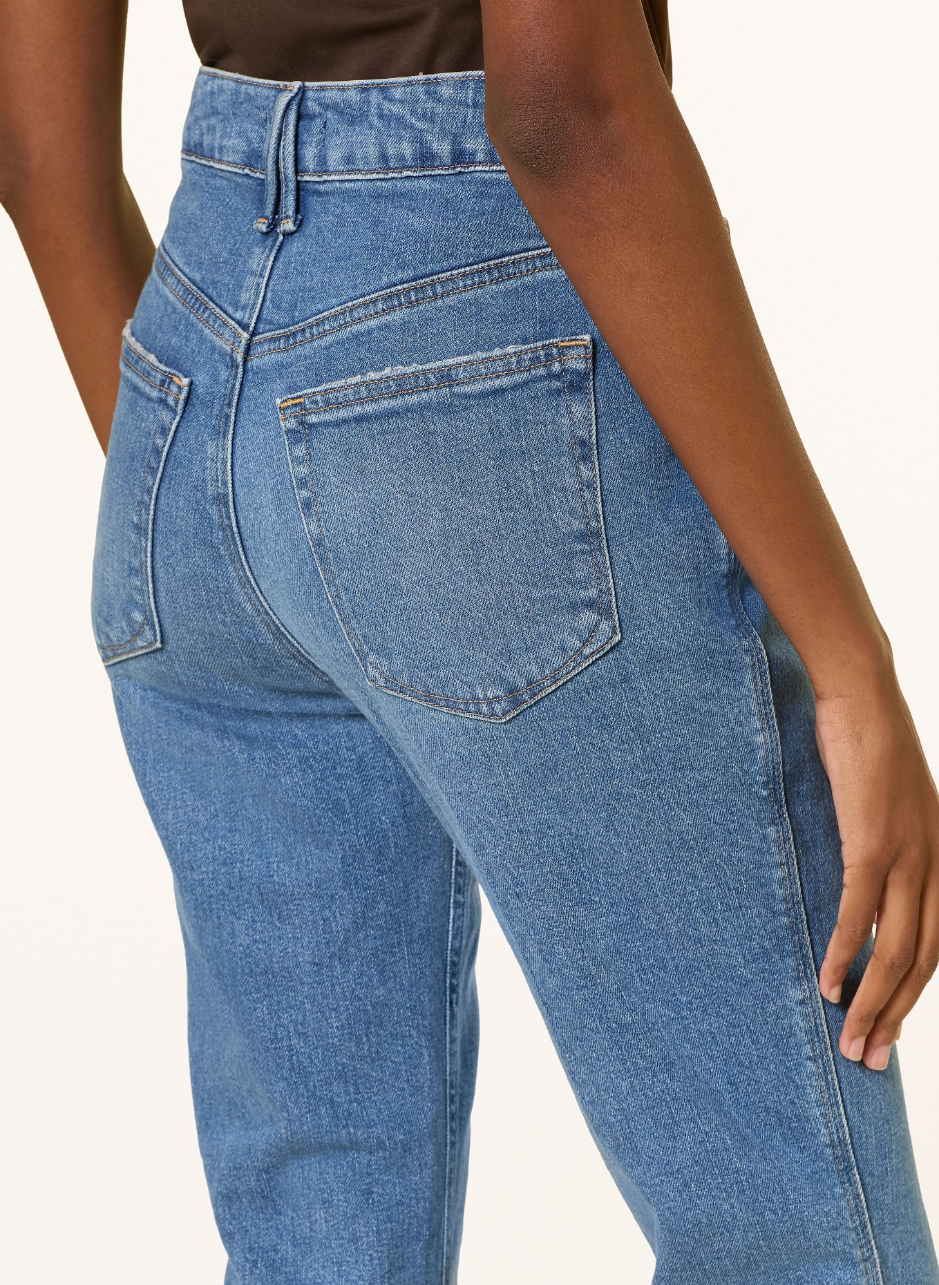 GOOD AMERICAN Flared Jeans GOOD STANDARD KICK: 1212 Indigo