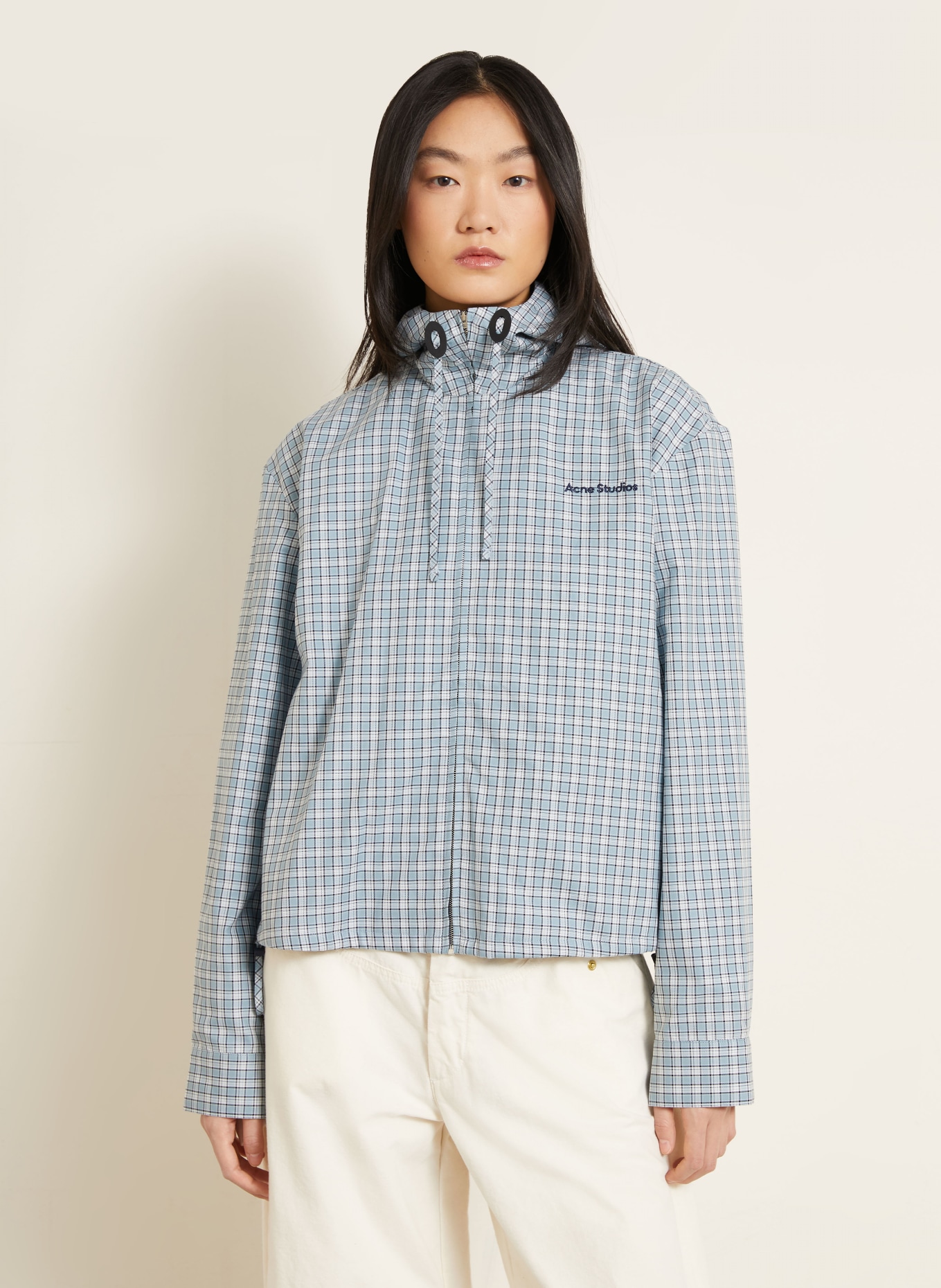 Acne Studios Jacket: LIGHT BLUE / WHITE / BLACK
