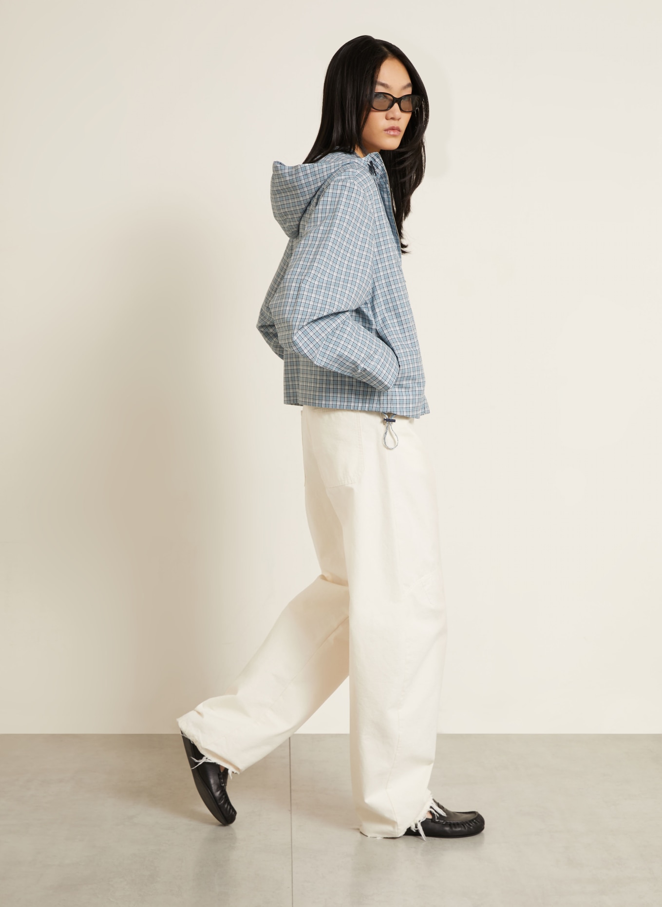 Acne Studios Jacket: LIGHT BLUE / WHITE / BLACK