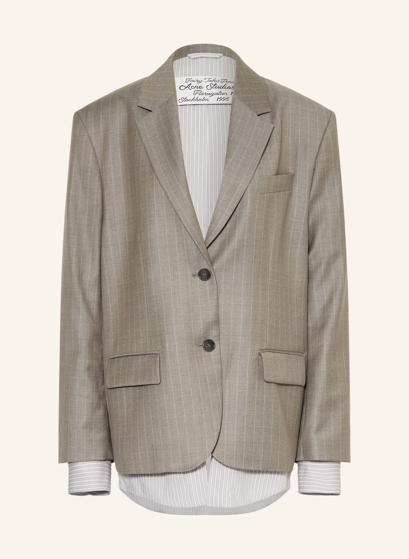 Acne Studios Oversized blazer: GRAY