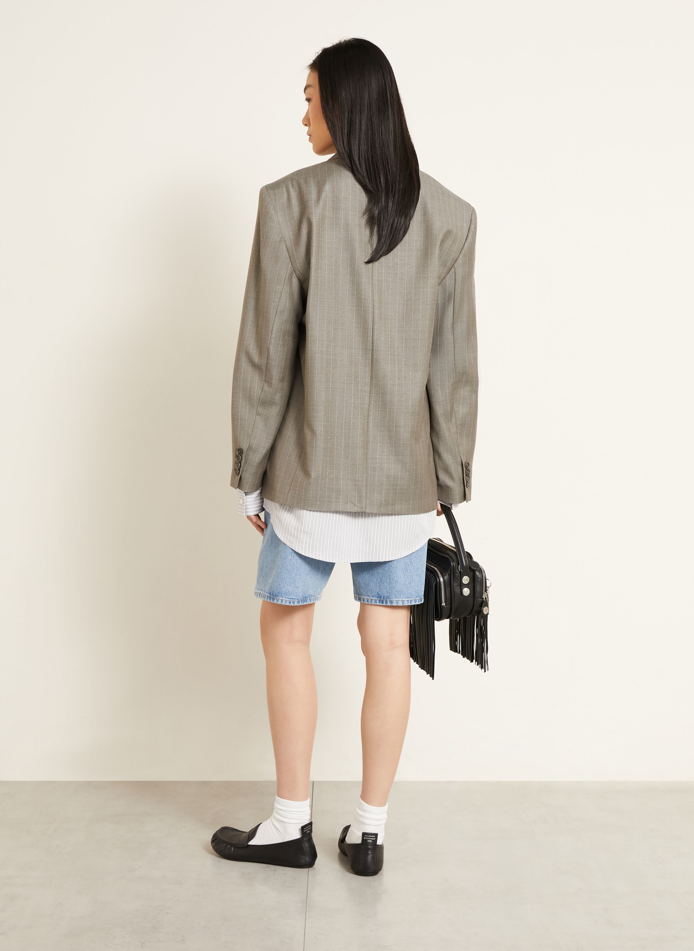 Acne Studios Oversized blazer: GRAY