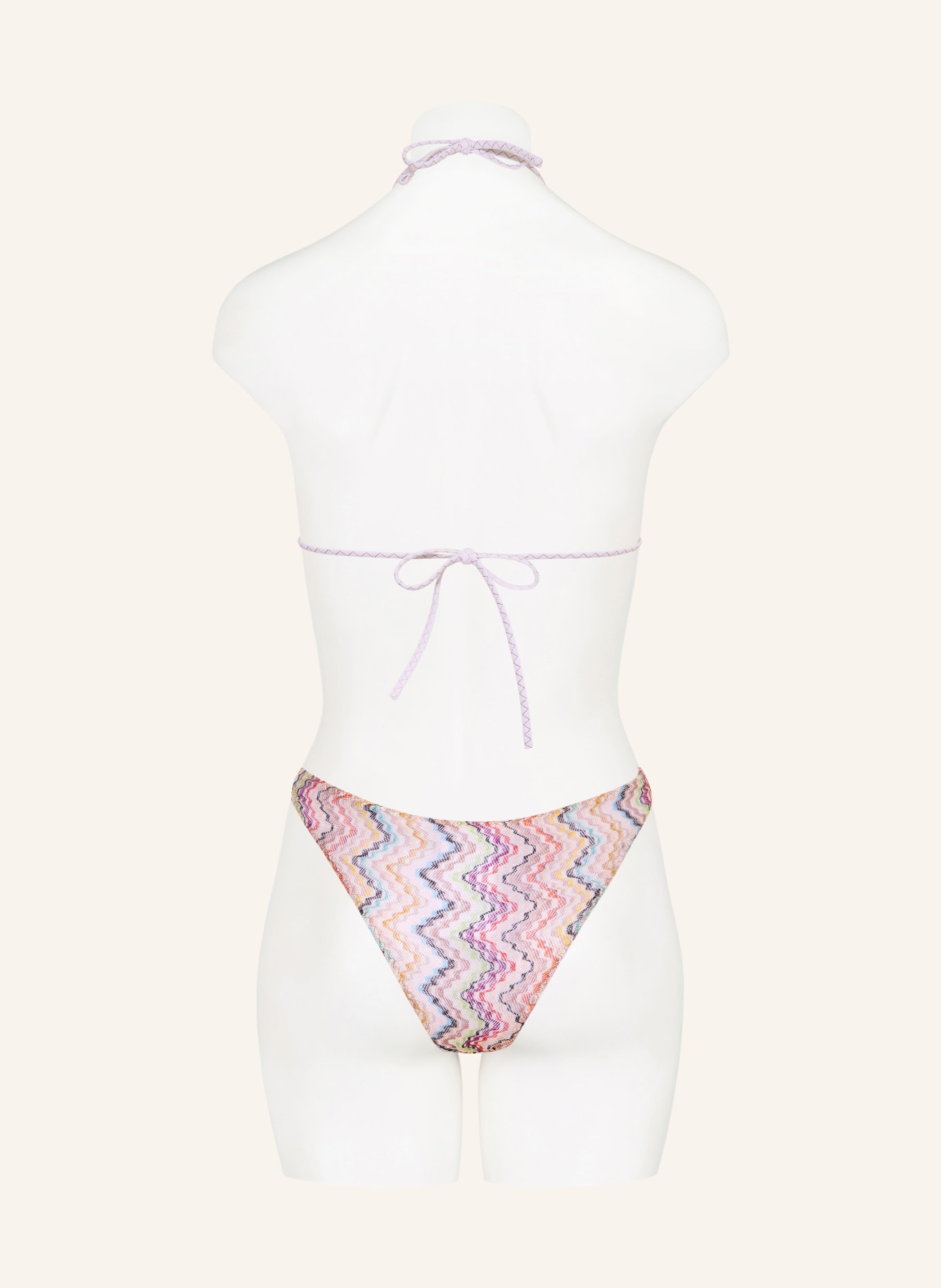 MISSONI Trojúhelníkové bikiny: BÍLÁ / ŽLUTÁ / TYRKYSOVÁ