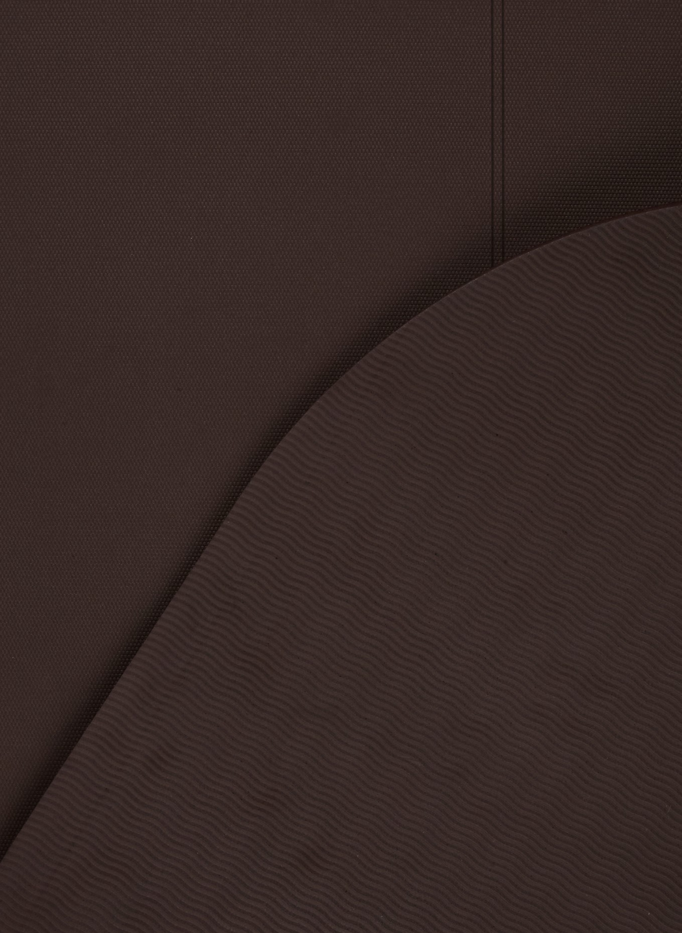 casall Yogamatte OVAL: DUNKELBRAUN