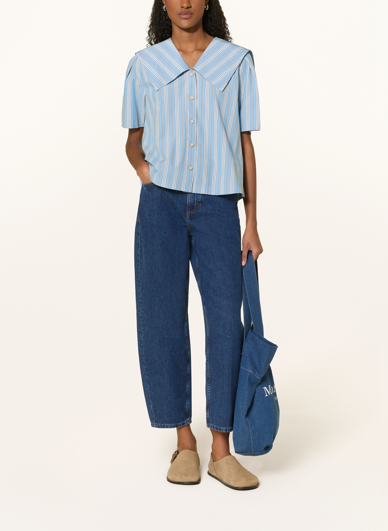 Marc O'Polo DENIM Barrel Jeans: 4455 Dark Blue_Multi_16