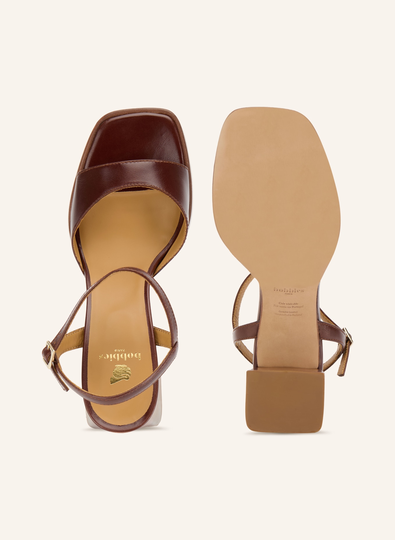 bobbies LENKA Sandals: BROWN