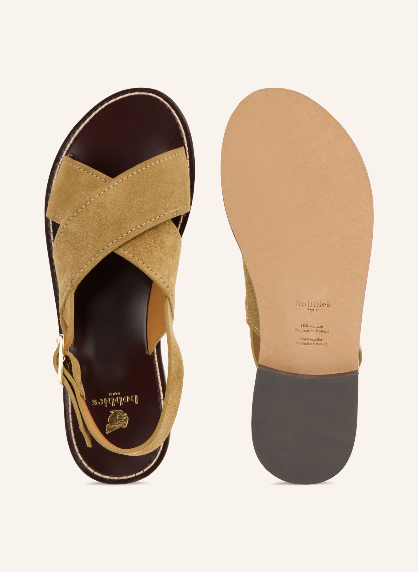 bobbies Sandale ZITA: CAMEL