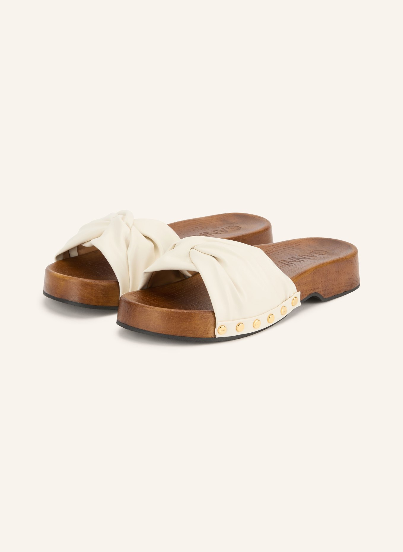 GANNI Flip-flops TIA FAIRY: CREME