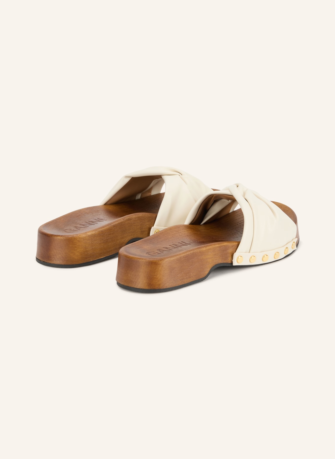 GANNI Flip-flops TIA FAIRY: CREME