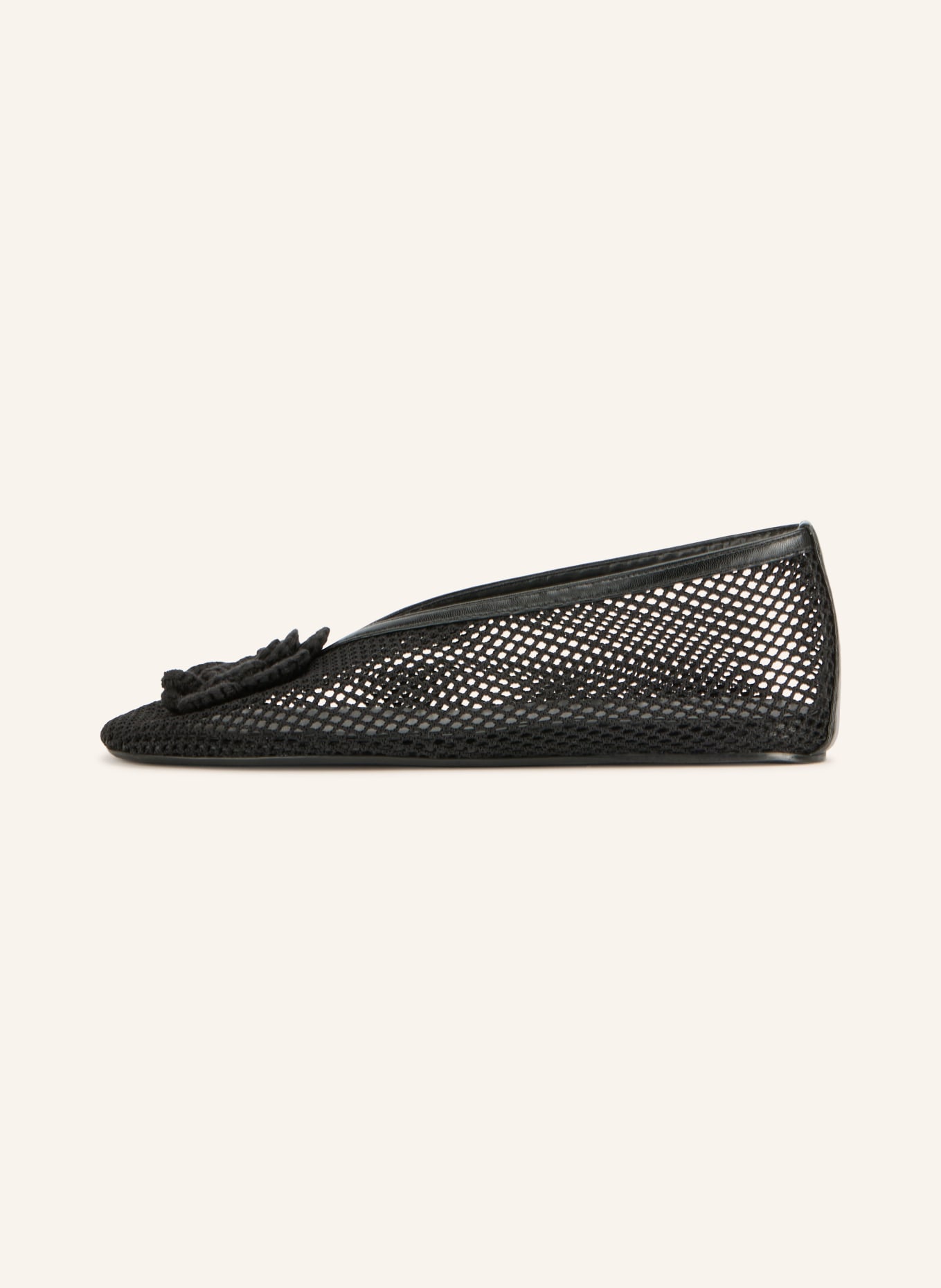 GANNI Ballerinas JENNY: SCHWARZ