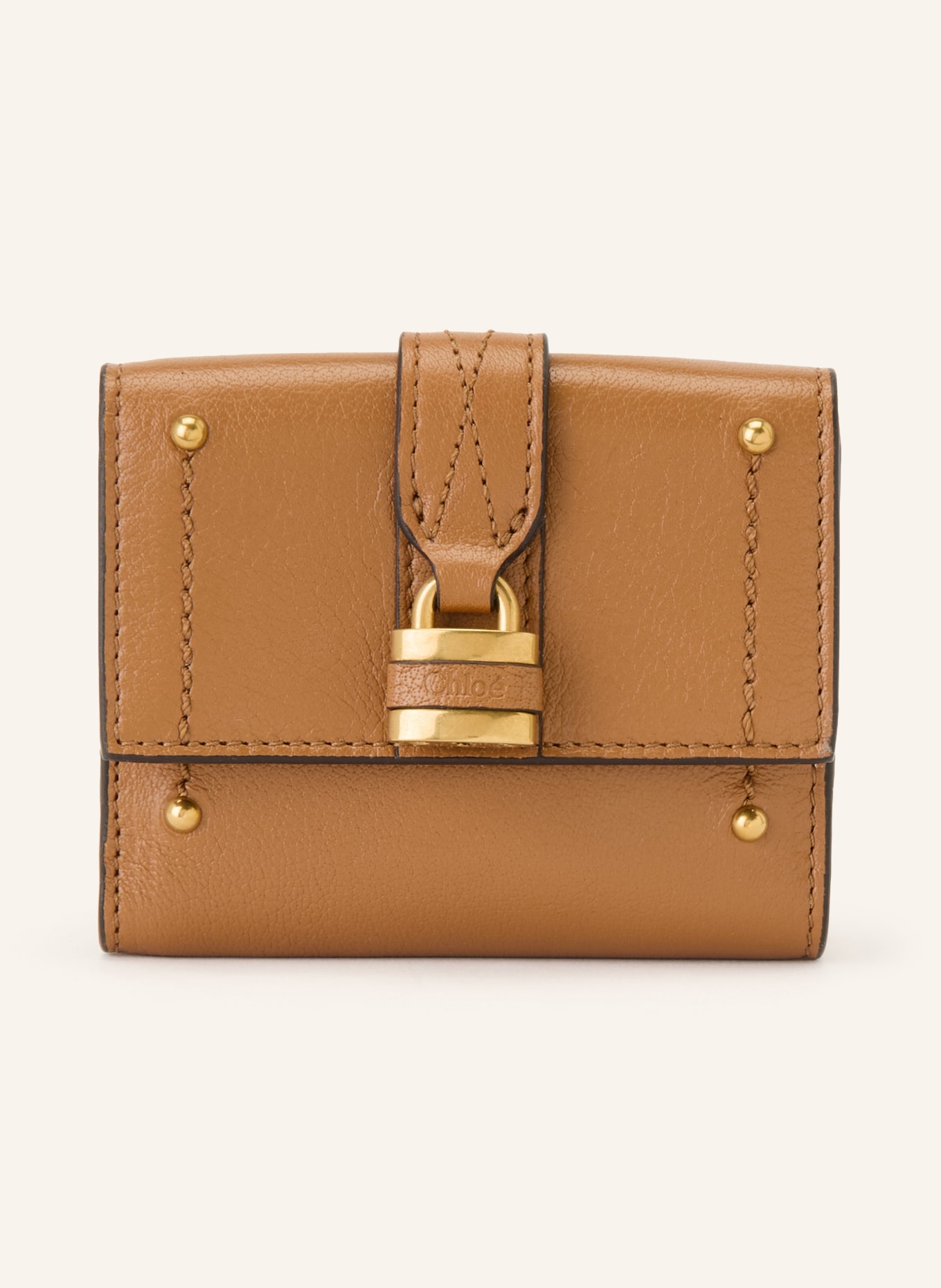 Chloé Portmoneu PADDINGTON: 209 Mustang Brown