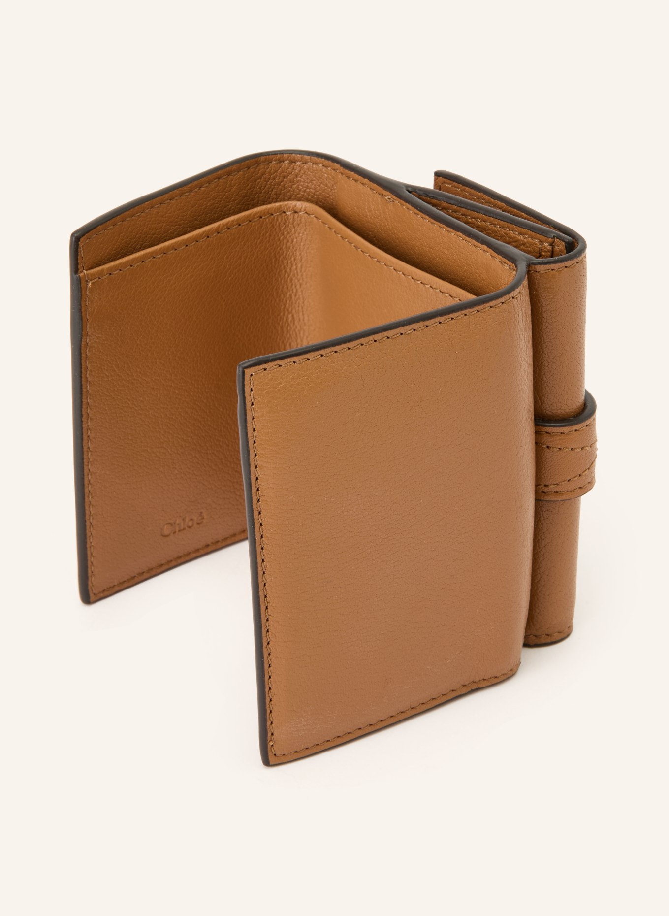 Chloé Portmoneu PADDINGTON: 209 Mustang Brown