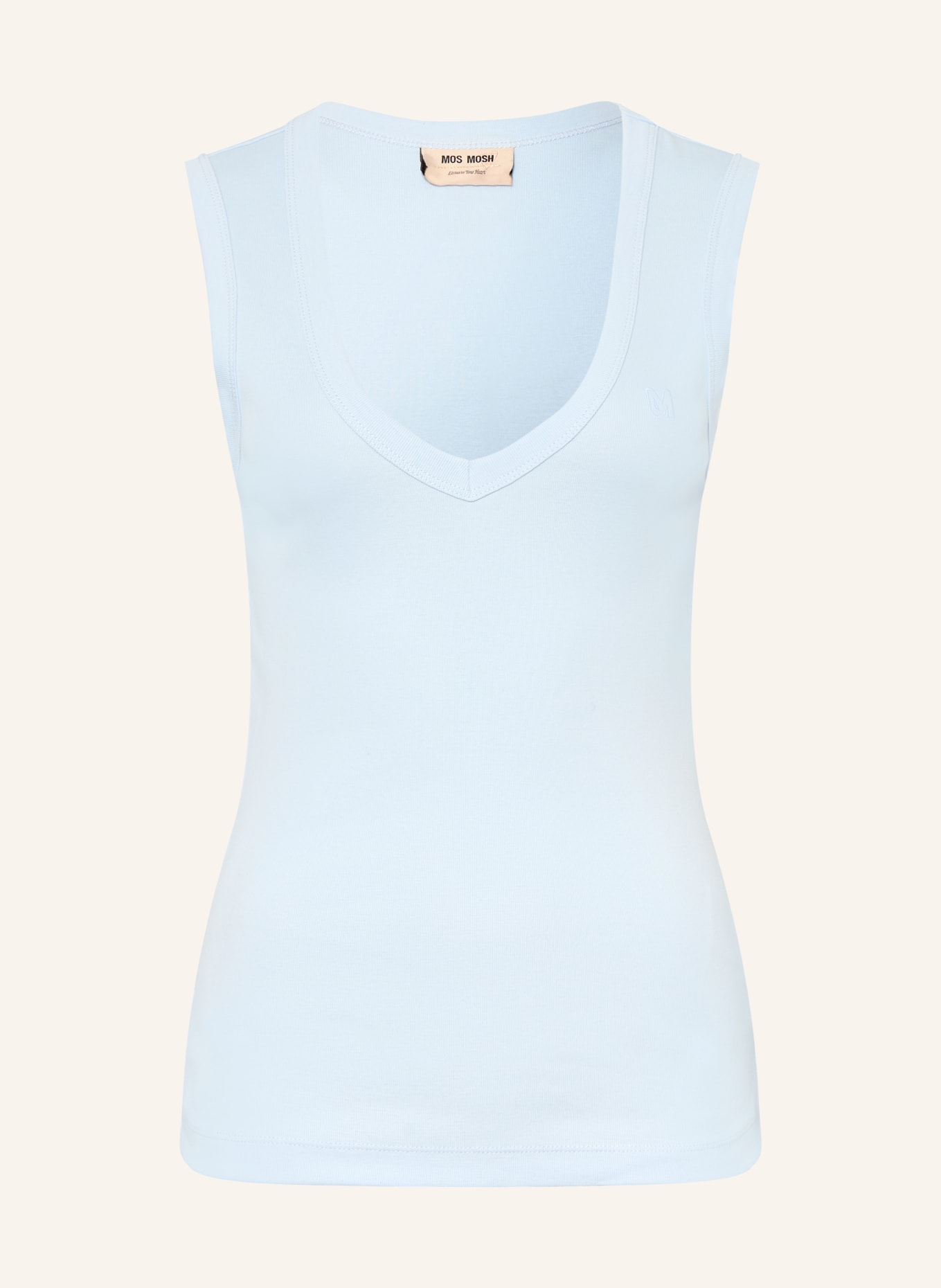 MOS MOSH Top MMELLE: HELLBLAU
