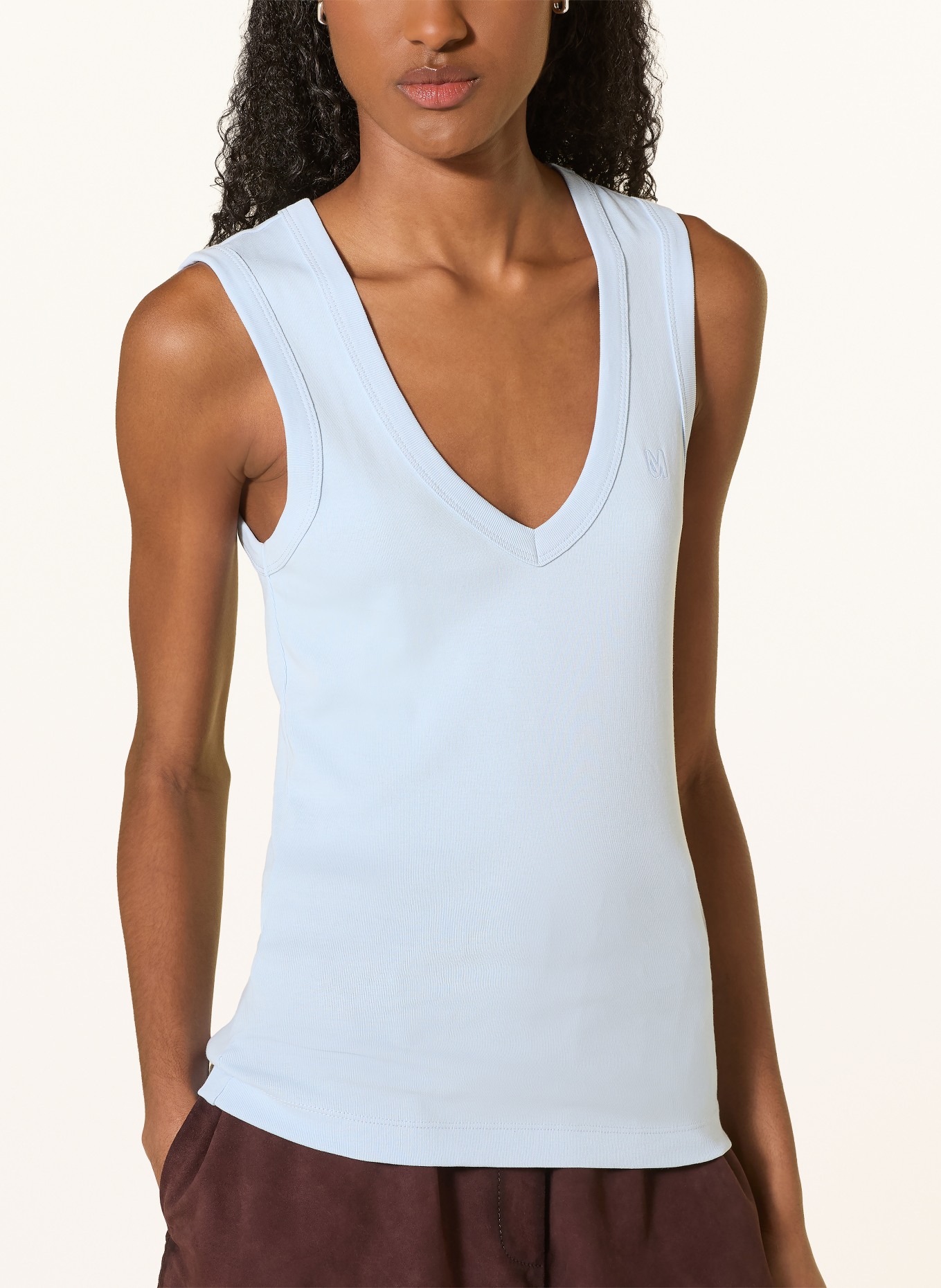 MOS MOSH Top MMELLE: HELLBLAU