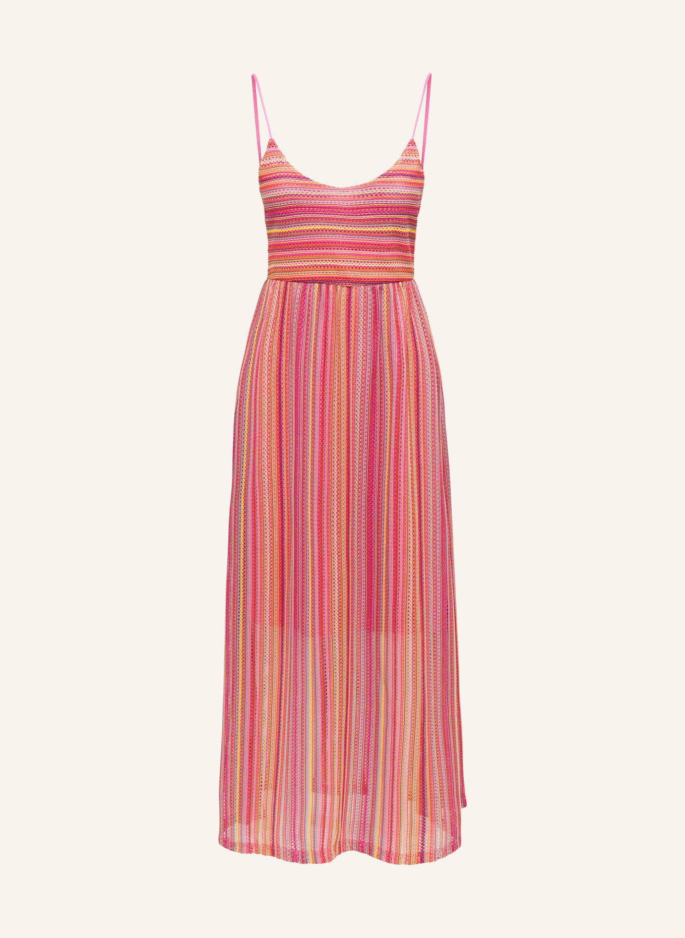 ONLY Dress: LIGHT RED / FUCHSIA / YELLOW