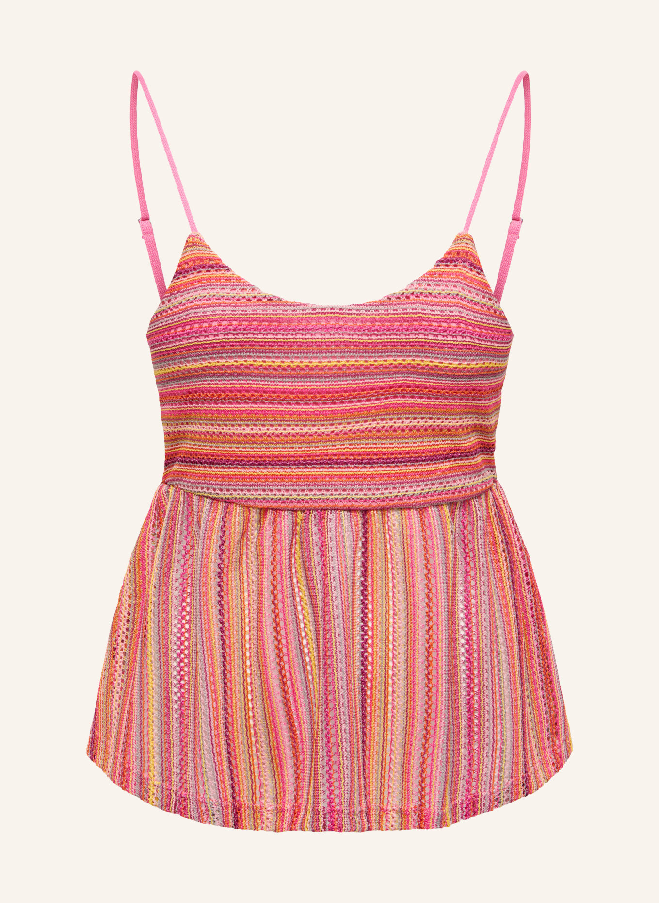 ONLY Häkeltop: ROSA / ORANGE / GELB