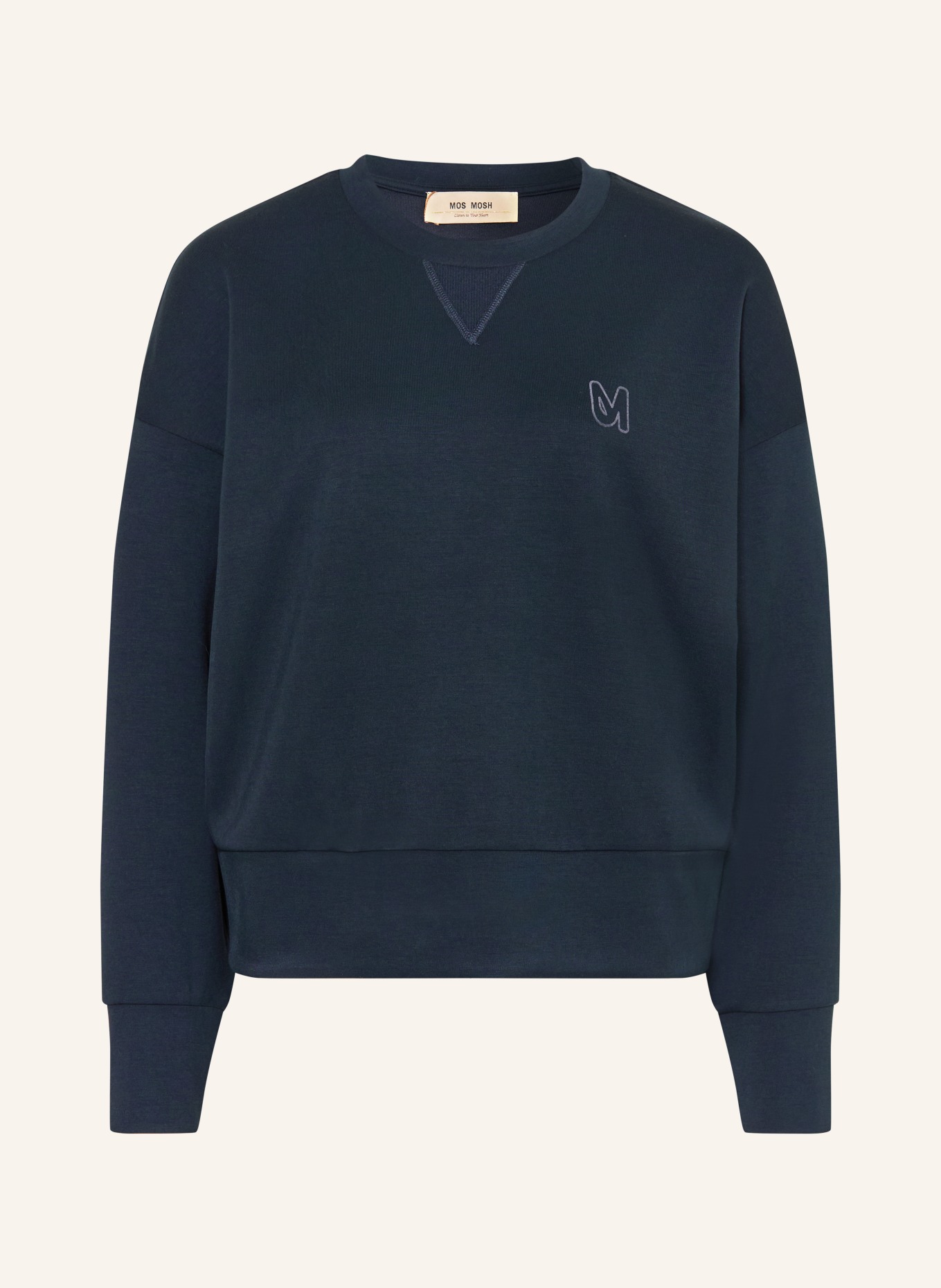 MOS MOSH Sweatshirt MMKIKI CELLI: DUNKELBLAU