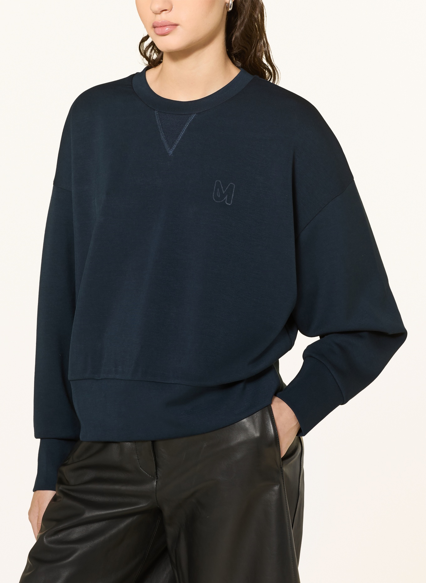 MOS MOSH Sweatshirt MMKIKI CELLI: DUNKELBLAU