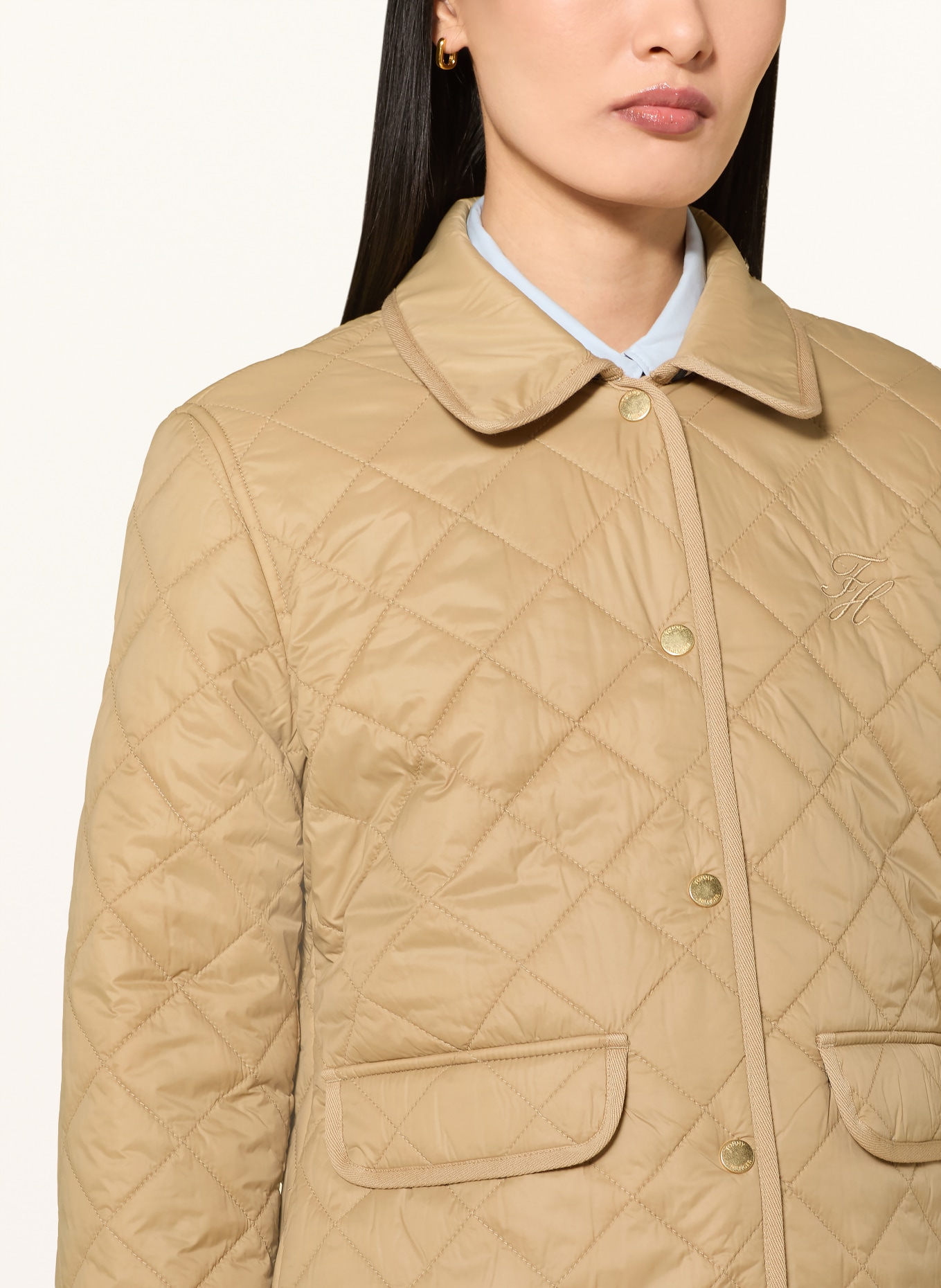 TOMMY HILFIGER Steppjacke: CAMEL